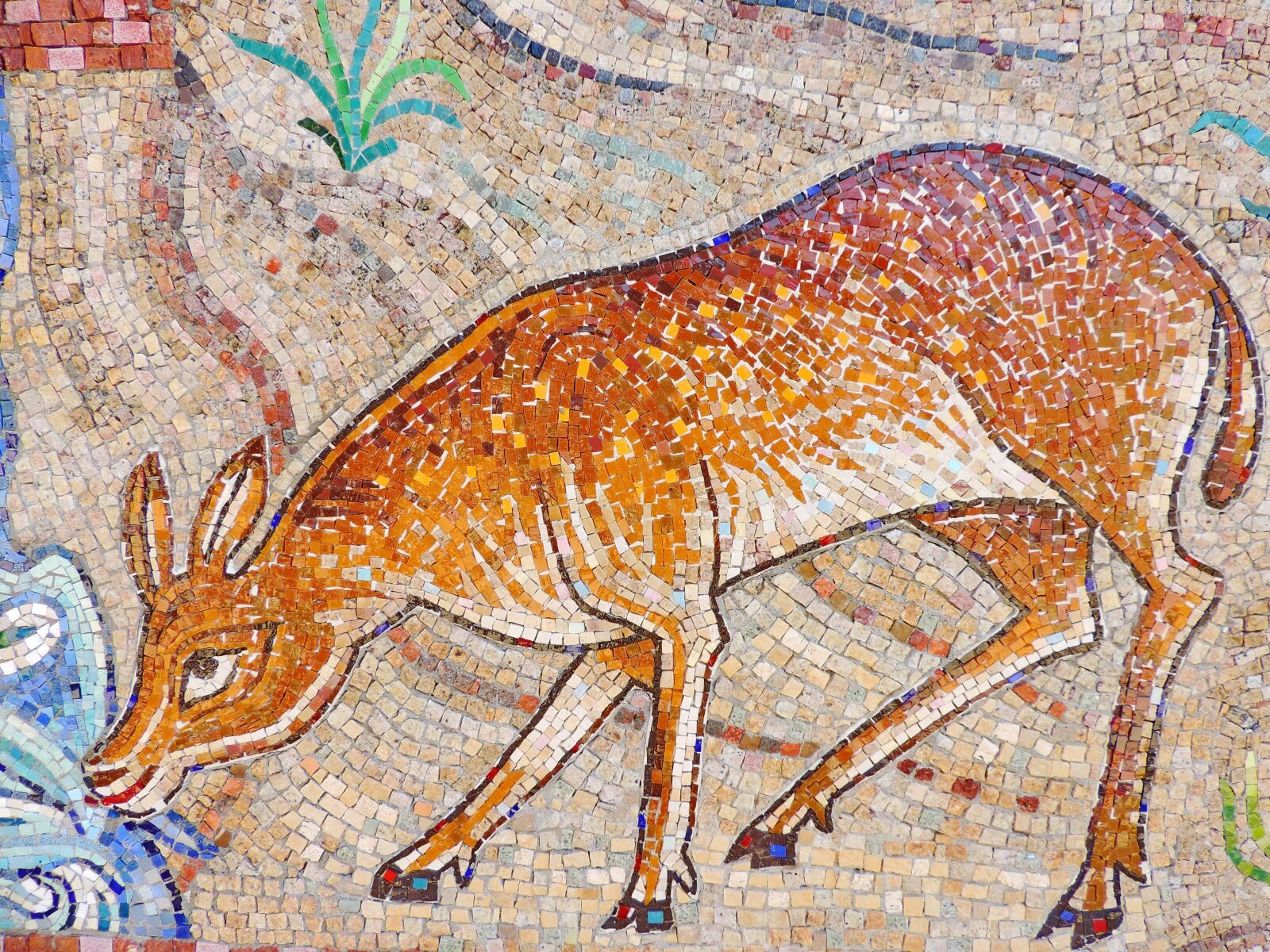 Nikon Coolpix P520 sample photo. Deer, mosaic, art, illustration photography