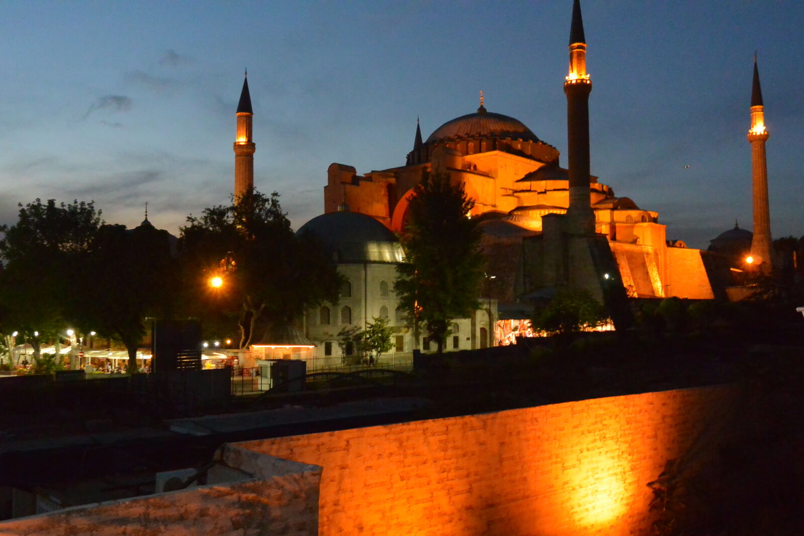 Nikon 1 J3 sample photo. Aghia, sophia, evening, mosque photography