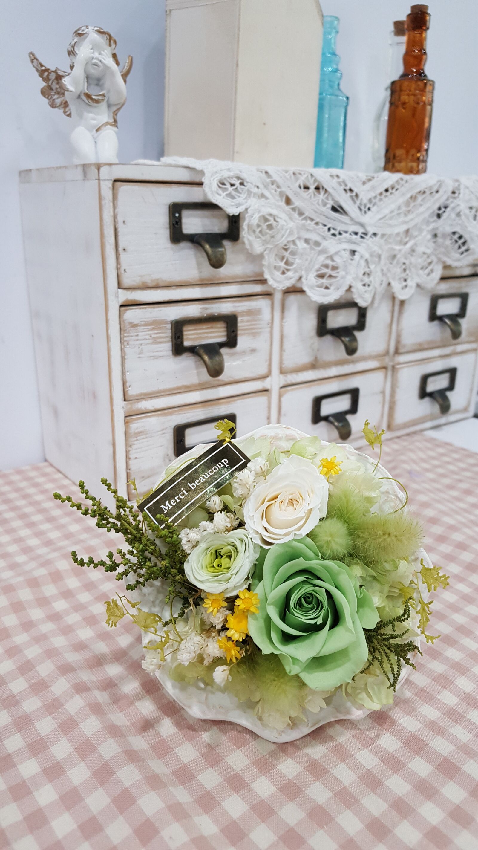 Samsung Galaxy Note5 sample photo. Flowers, decorate, green photography