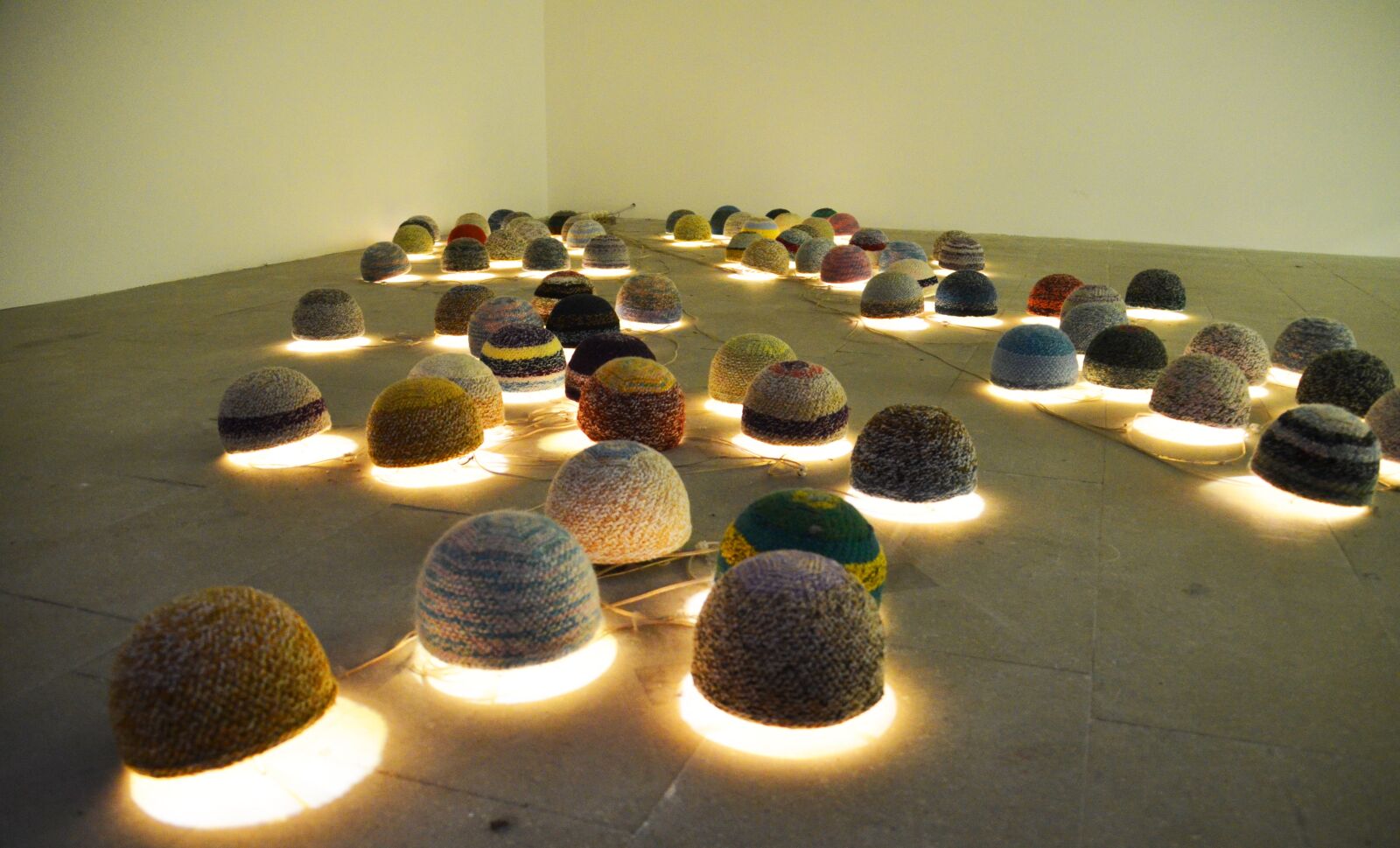 Nikon D7000 sample photo. Bulbs, lamps, knitted photography