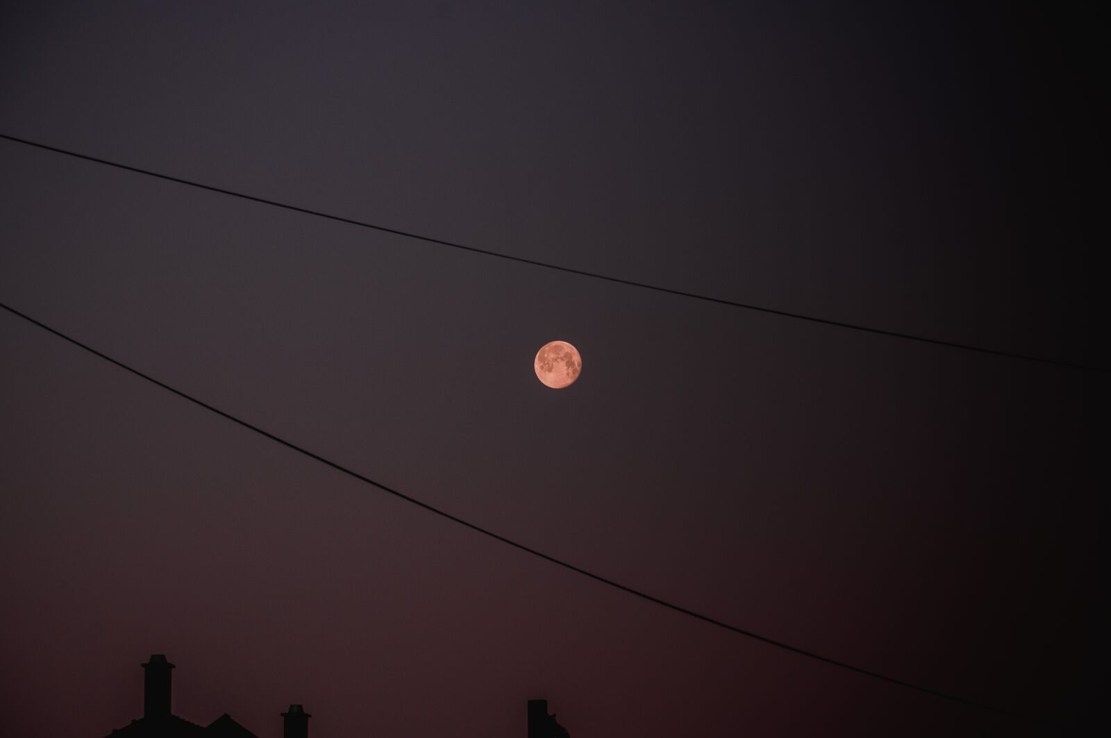 Nikon D90 sample photo. Moon, landscape, night photography