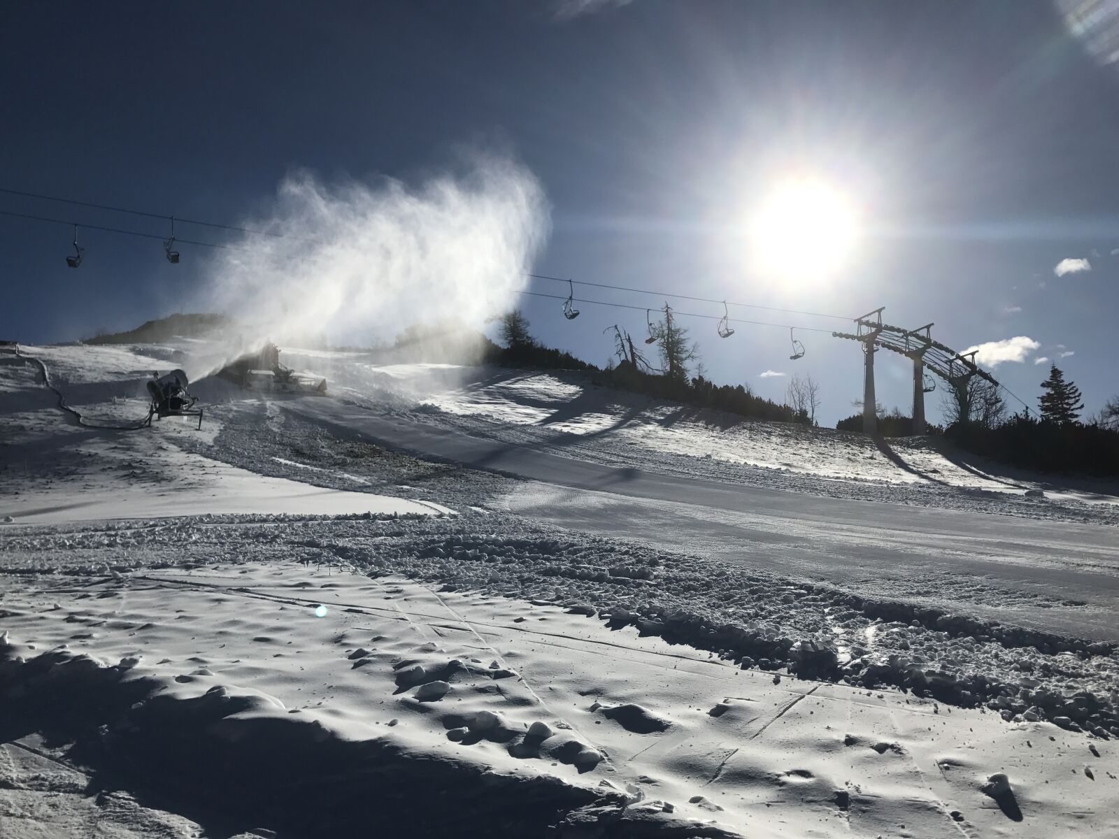 Apple iPhone 7 sample photo. Snow, slope, alpine photography