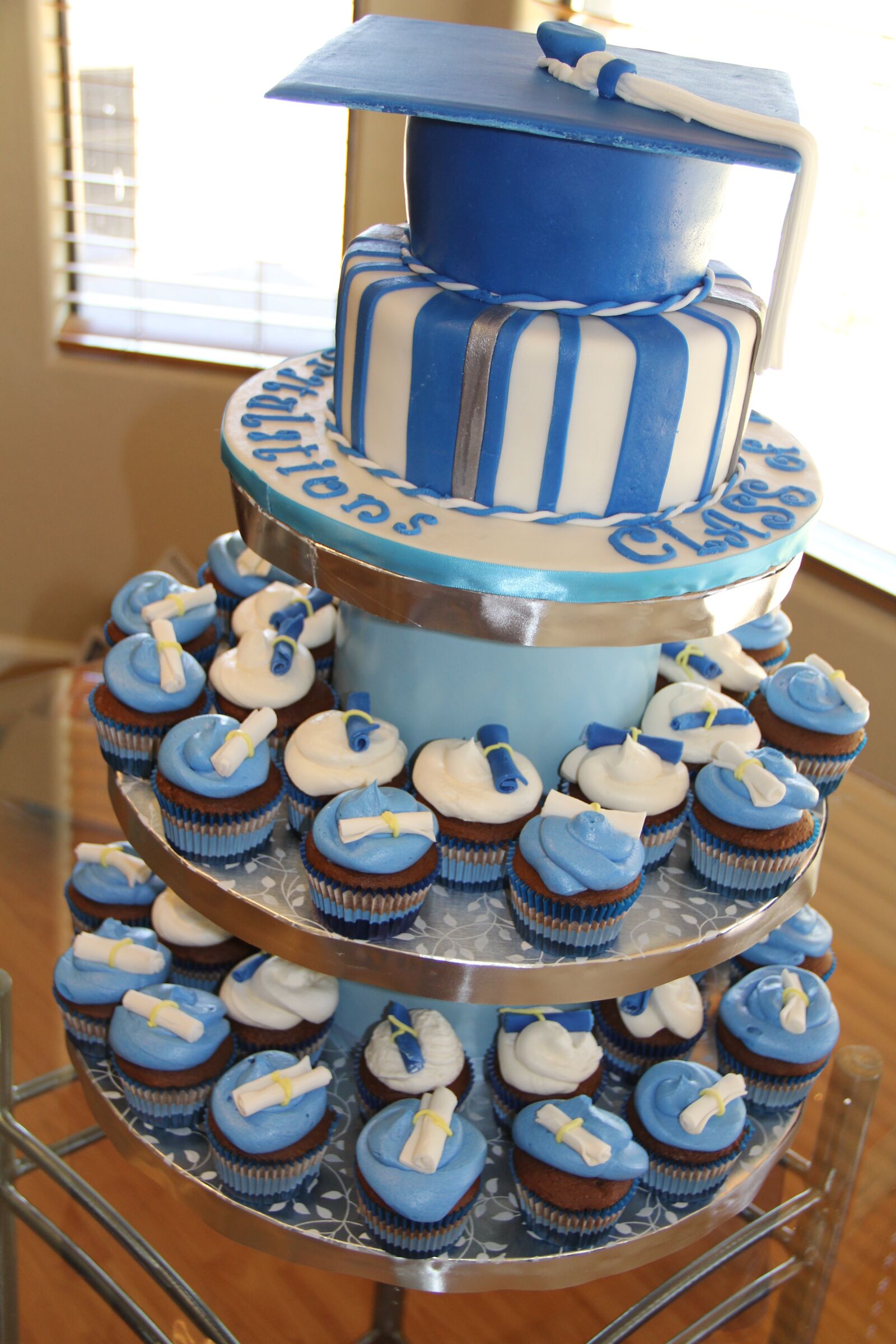 Canon EF-S 18-135mm F3.5-5.6 IS sample photo. Graduation cake, cake, graduation photography
