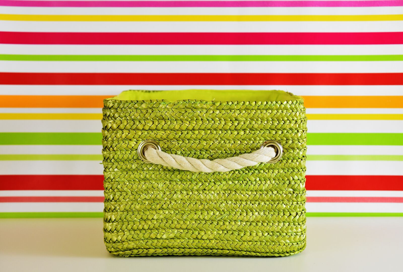 Nikon D7200 sample photo. Basket, green, colorful photography