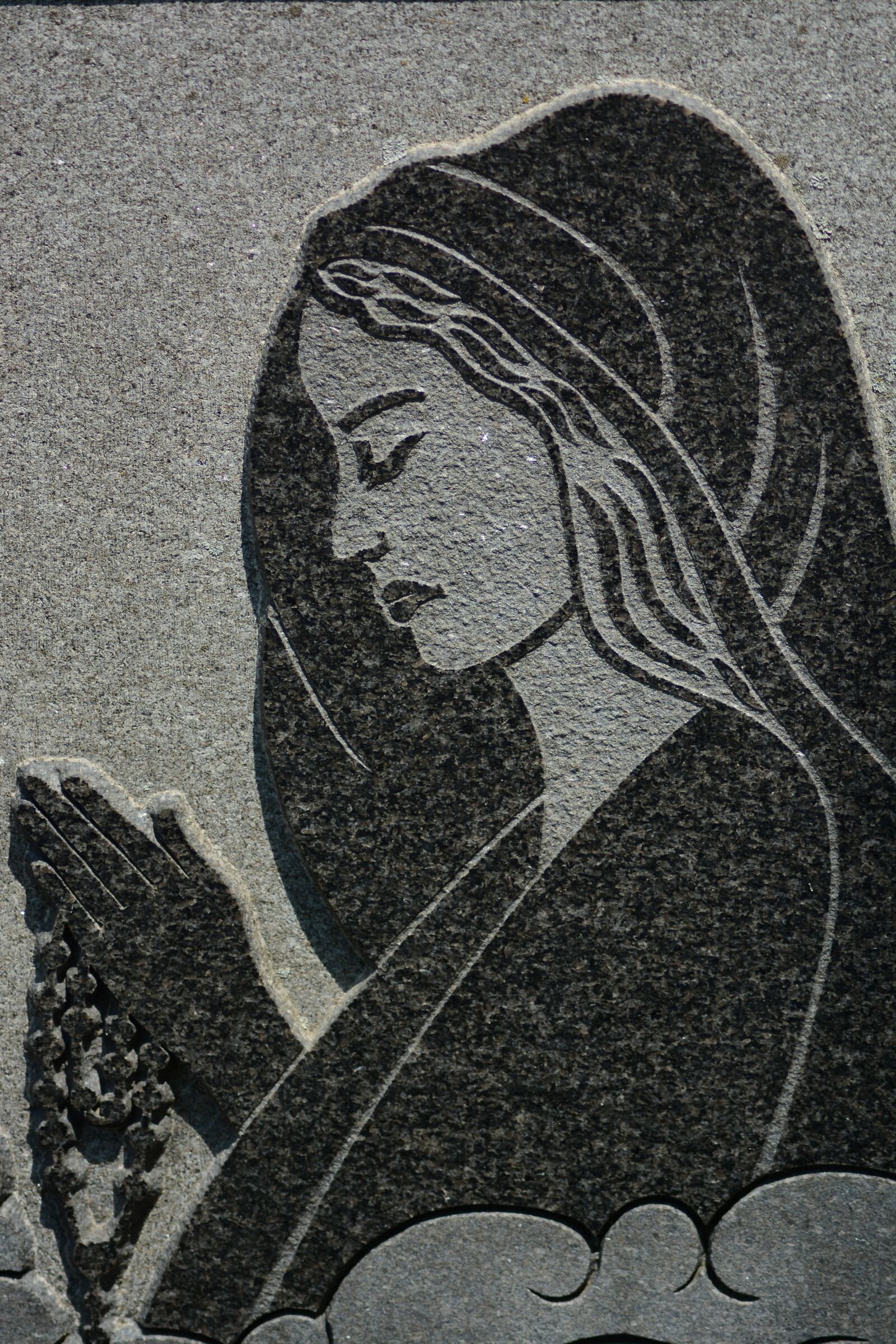 Nikon D7100 sample photo. Figure, graveyard, christian photography