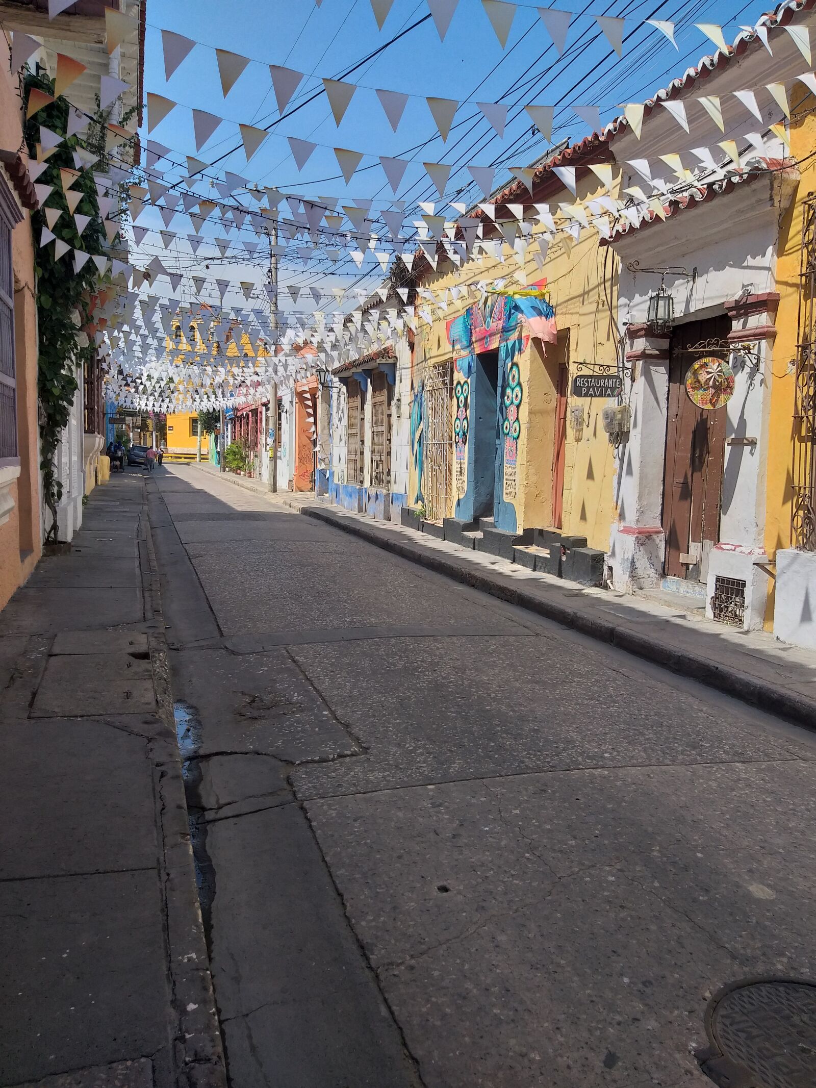 Samsung Galaxy A6+ sample photo. Hermosa calle, en cartagena photography