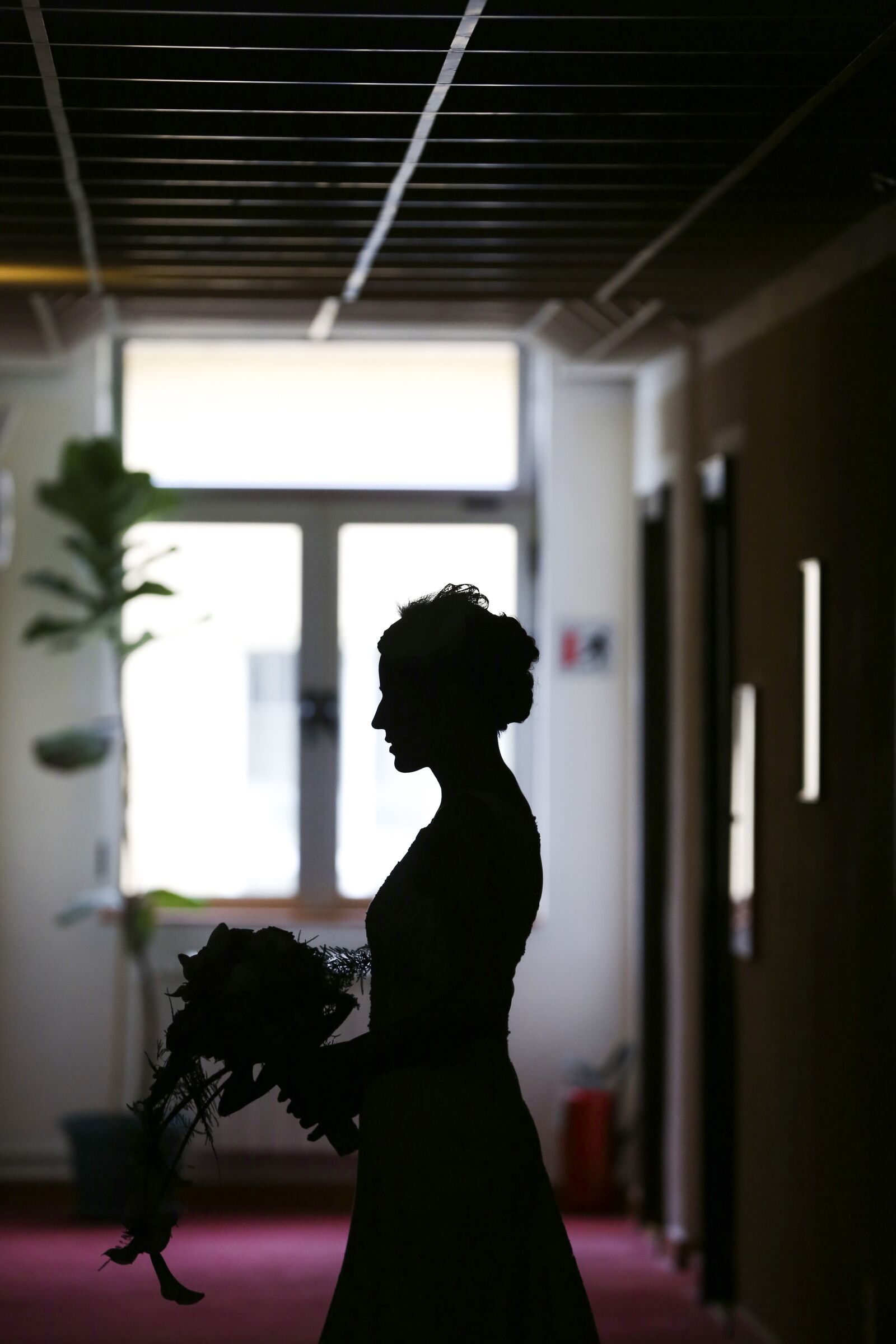 Canon EOS 5D Mark III sample photo. Portrait, salon, shadow, silhouette photography