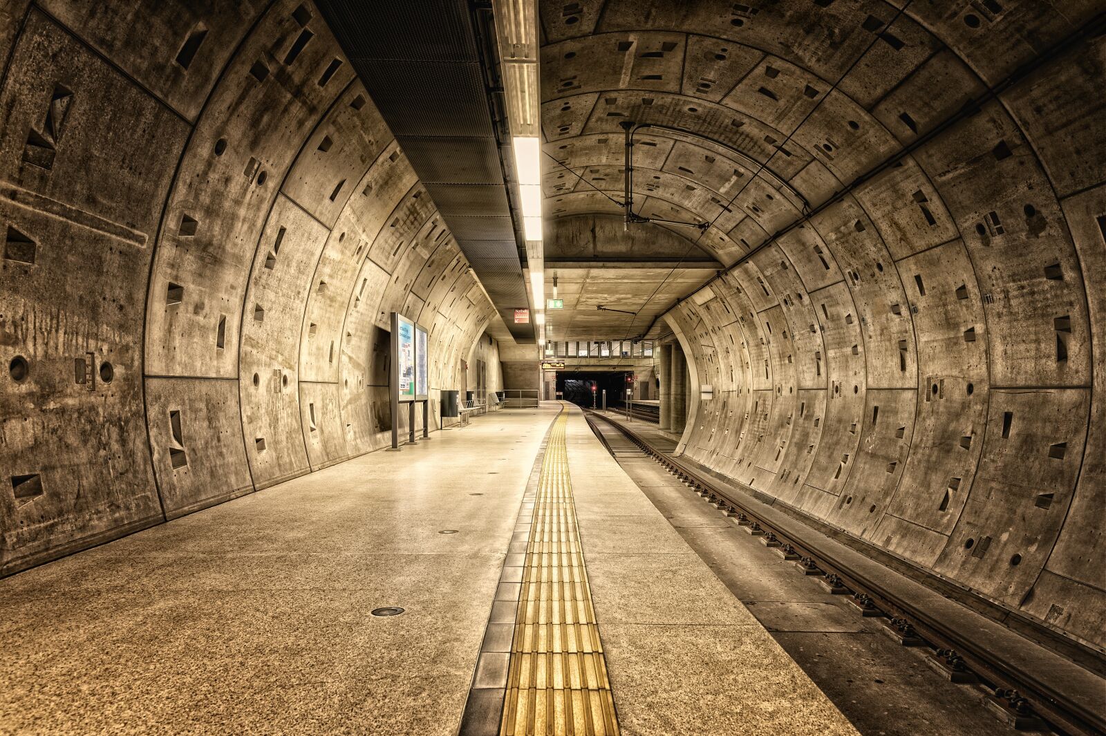 Nikon Z6 sample photo. Tunnel, metro, cologne photography