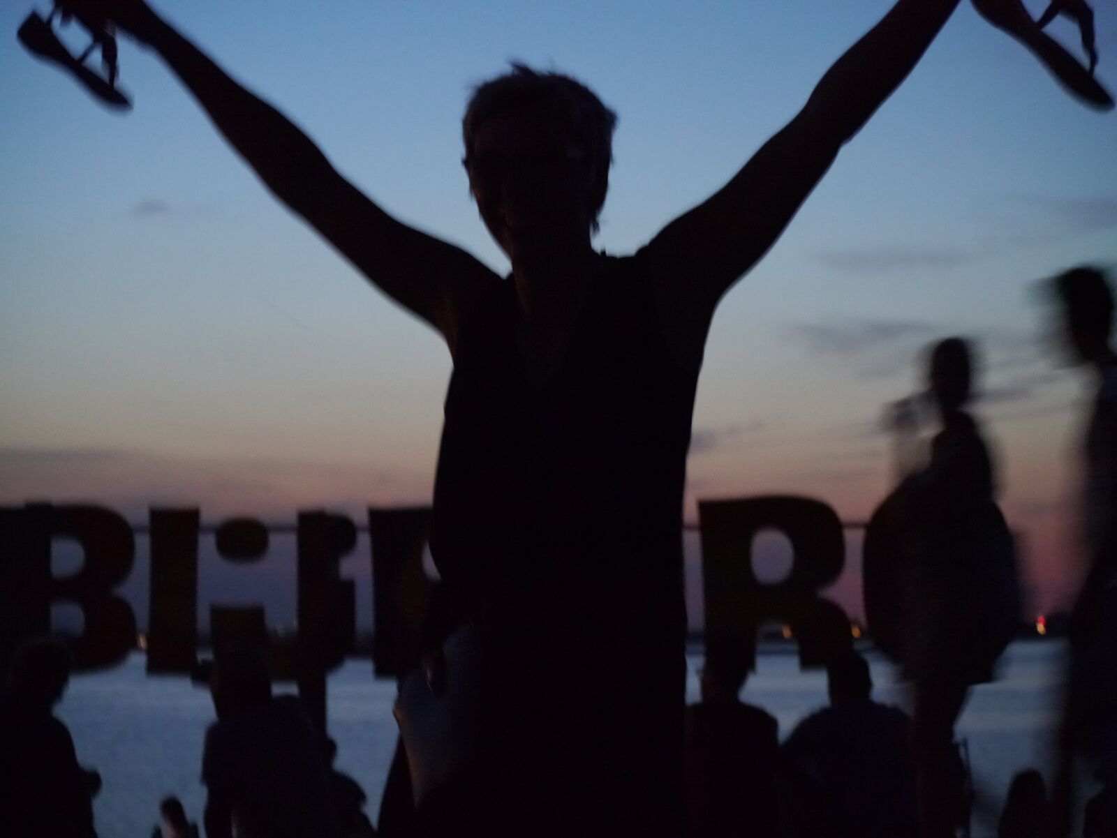 Panasonic Lumix DMC-GX1 sample photo. Party, beach, dark photography