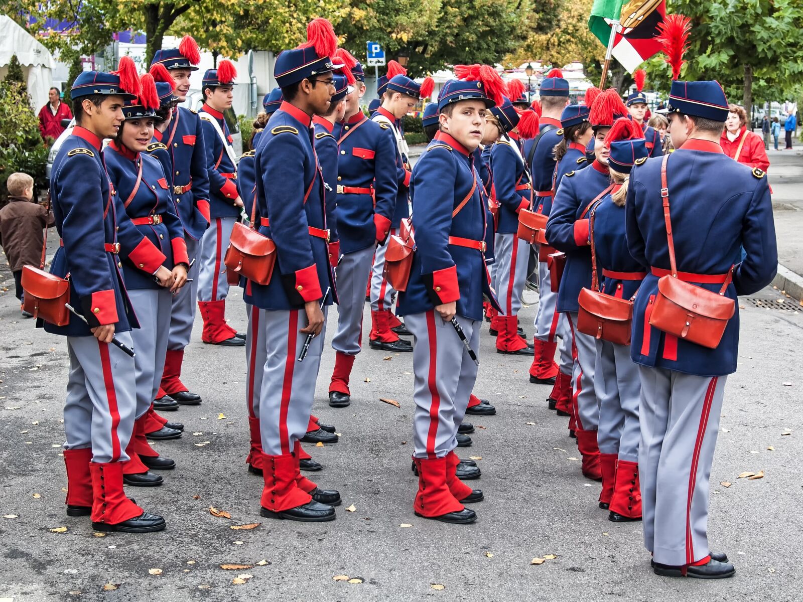 Nikon D50 sample photo. Military, cadets, music photography