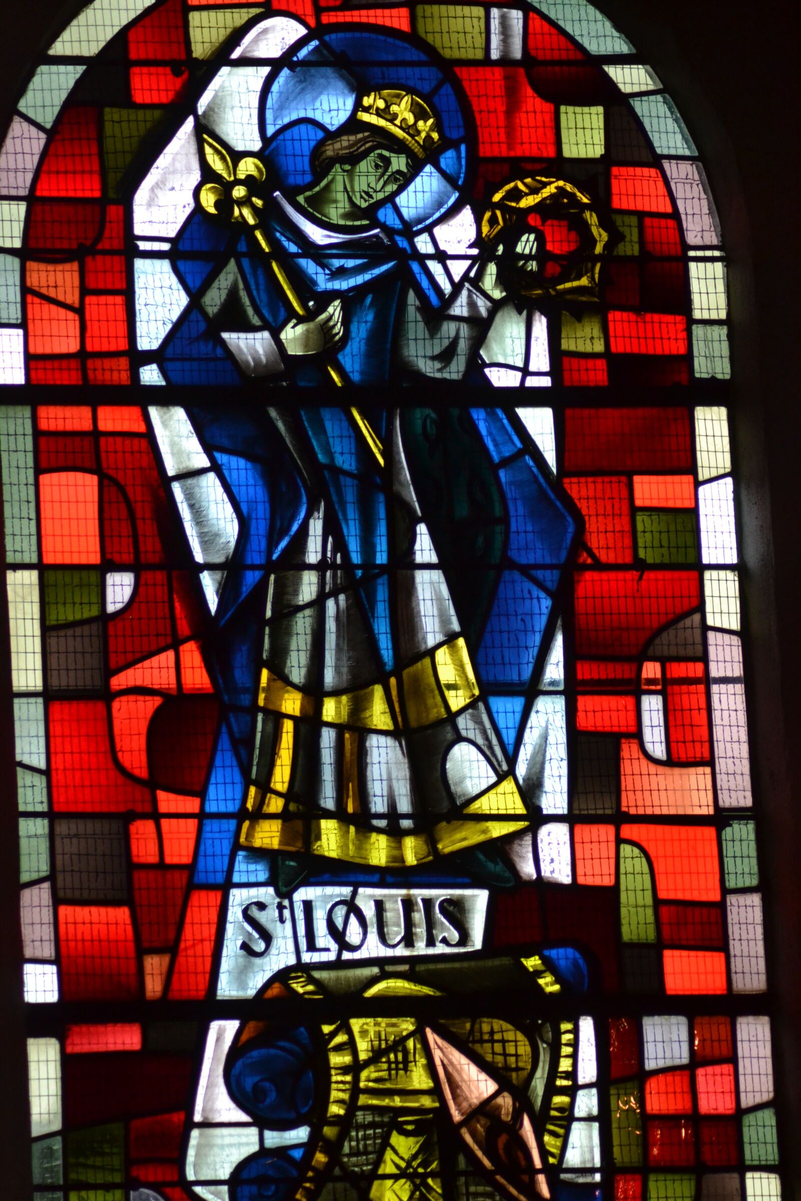 Nikon D3100 sample photo. Stained glass, king, france photography