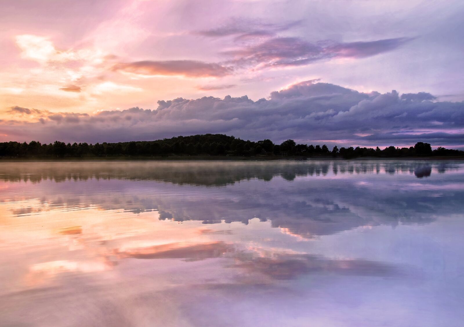 Sony SLT-A58 sample photo. Sunset, lake, waters photography