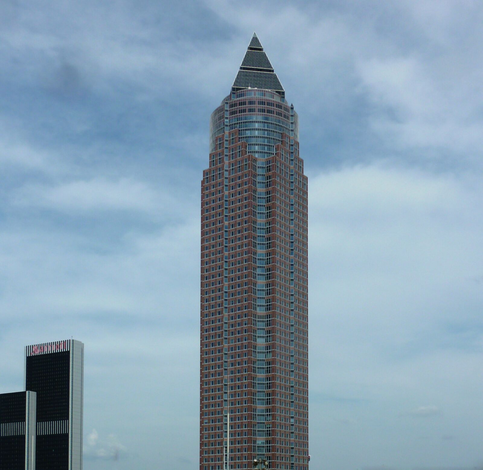 Panasonic DMC-TZ7 sample photo. Skyscraper, window, frankfurt photography