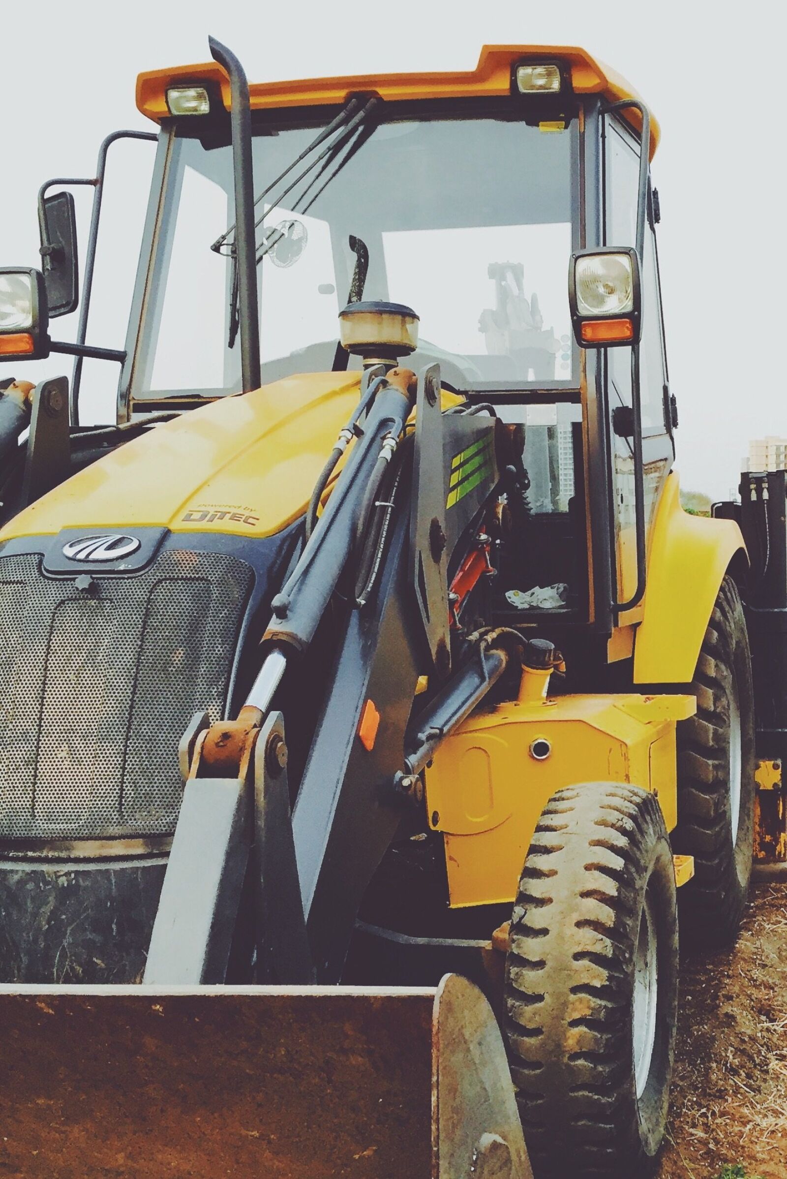 Apple iPhone 6 sample photo. Tractor, shovel, machinery photography
