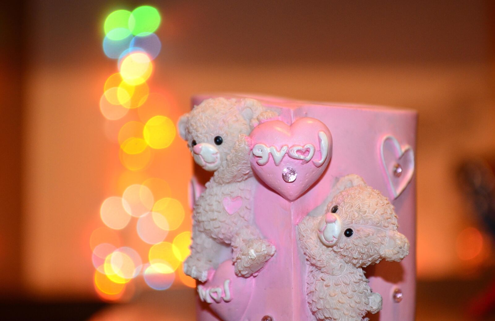 Nikon D5100 sample photo. Teddy bear, love, toy photography