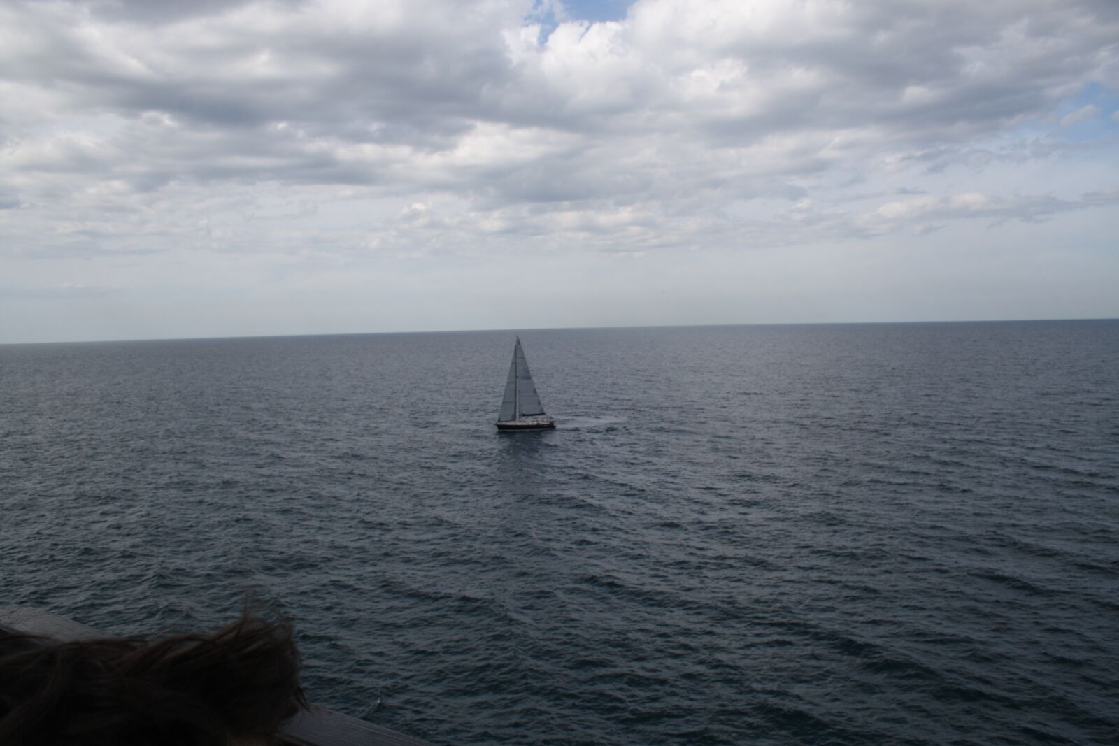 Canon EOS 1000D (EOS Digital Rebel XS / EOS Kiss F) sample photo. Boat, the immensity, sea photography