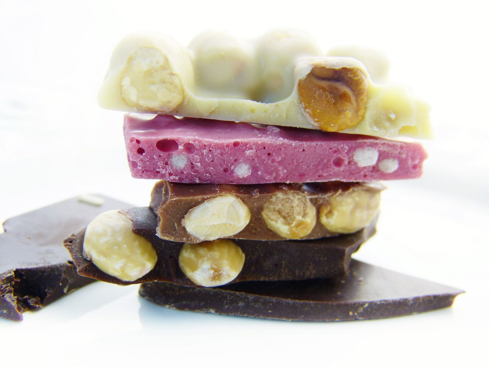 Panasonic Lumix DMC-FZ150 sample photo. Chocolate, varieties, sugar photography
