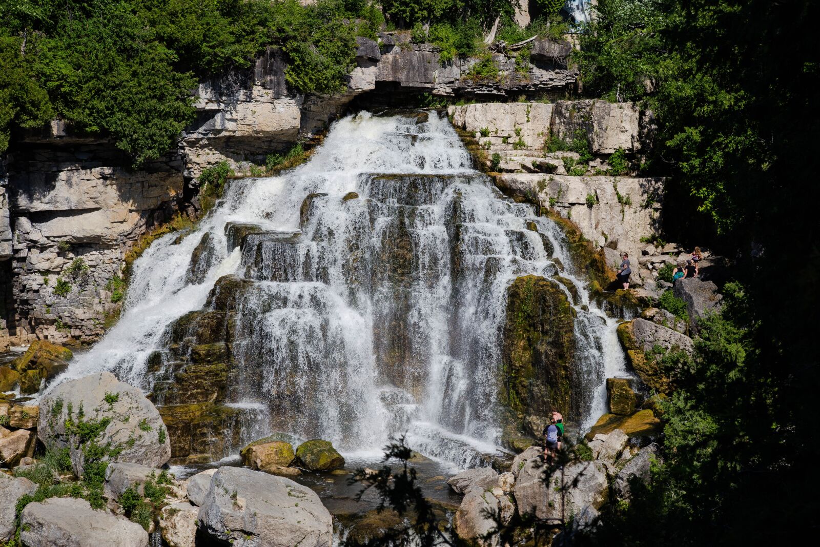 Canon EOS 6D + Canon EF 24-105mm F4L IS USM sample photo. Waterfall, outdoor, nature photography