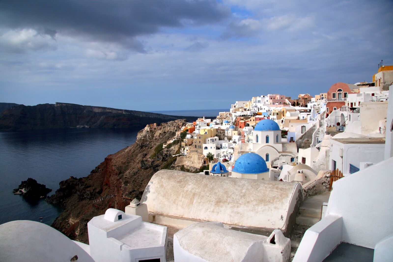Canon EOS 30D sample photo. Santorini, greek island, cyclades photography