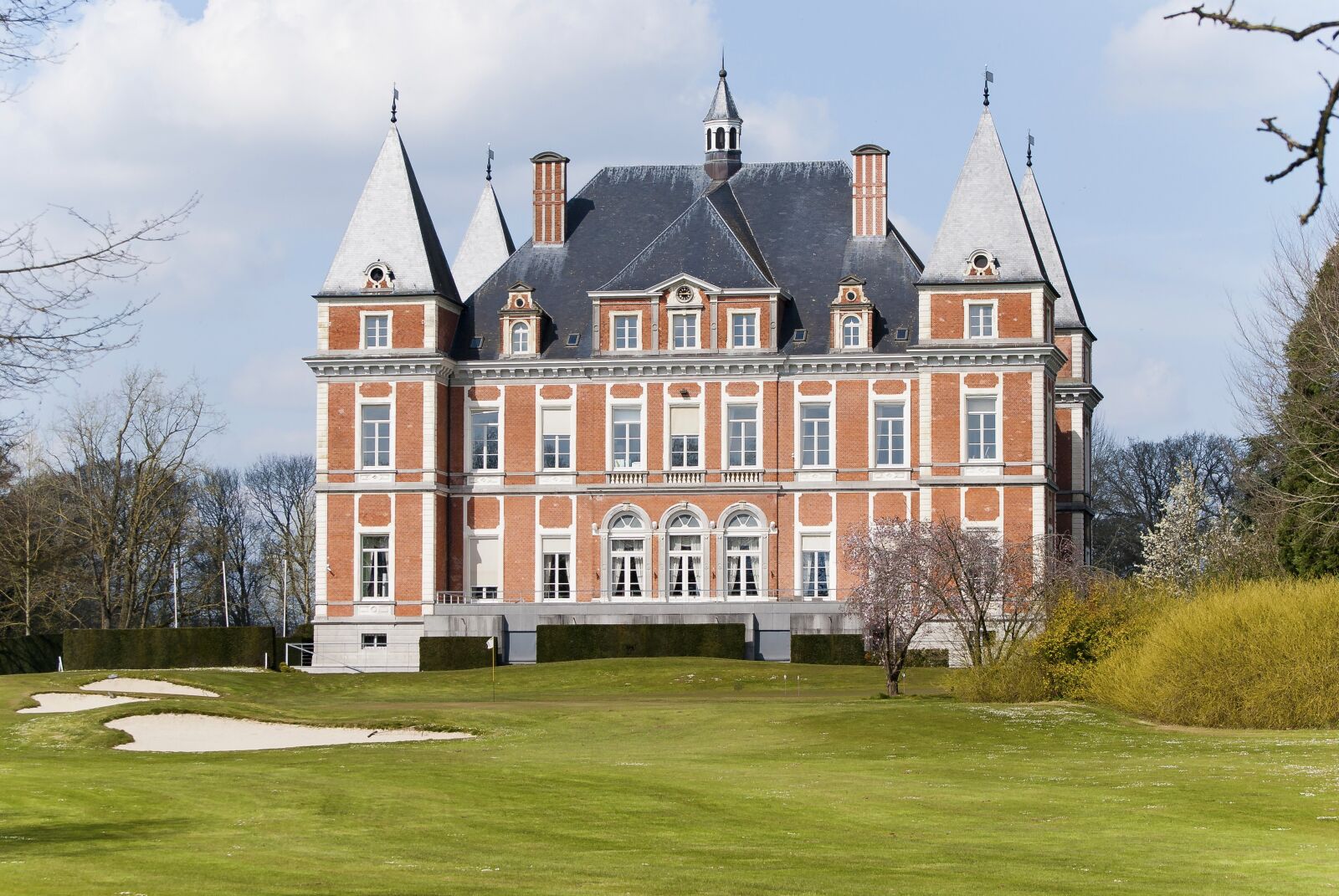 Nikon D80 sample photo. Castle, belgium, golf course photography