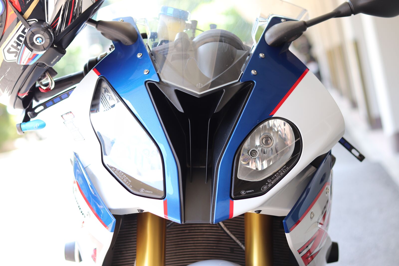 Canon EOS 200D (EOS Rebel SL2 / EOS Kiss X9) + Canon EF 50mm F1.8 STM sample photo. Motorcycle, bmw, s1000rr photography