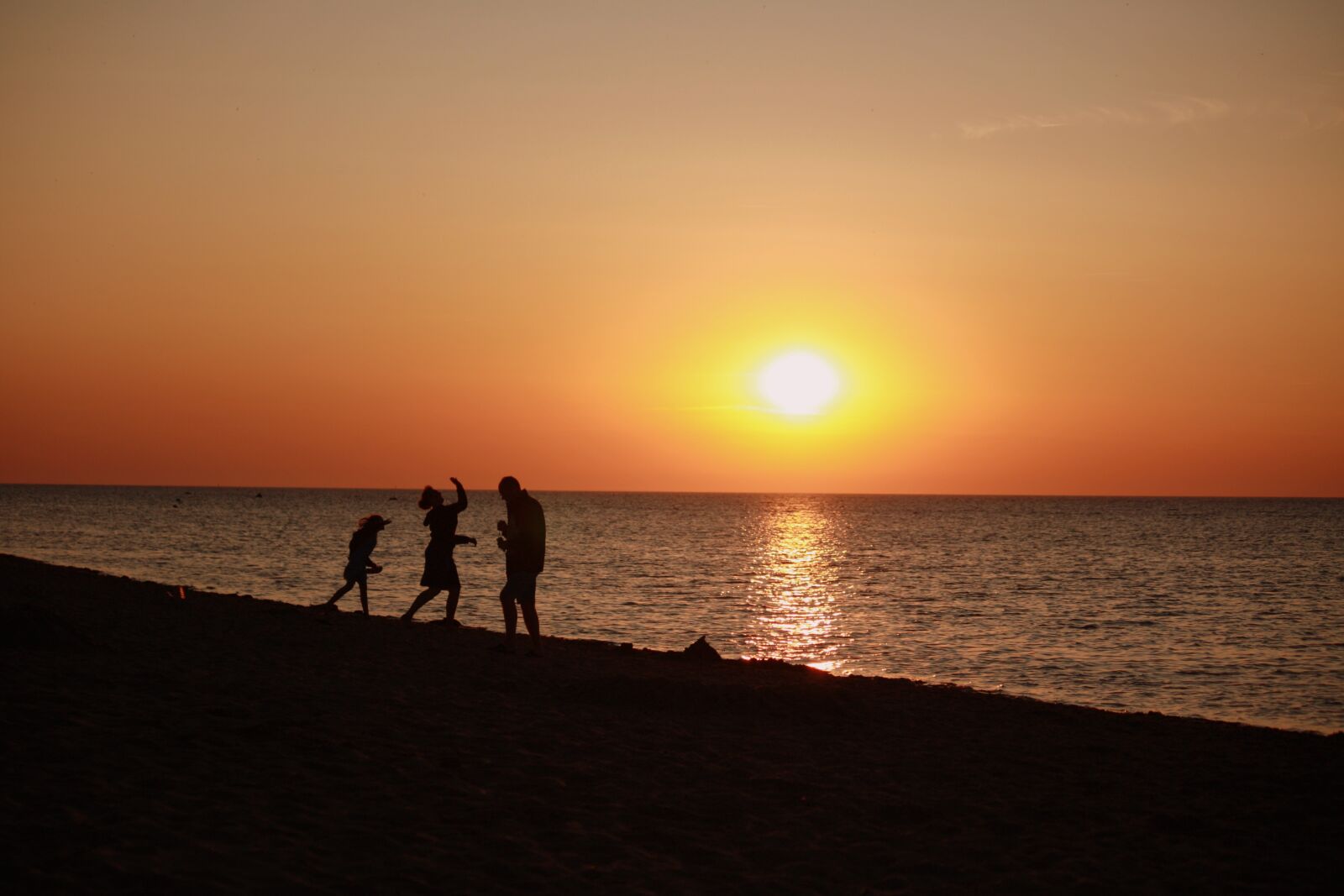 Canon EOS 450D (EOS Rebel XSi / EOS Kiss X2) sample photo. Sunset, sea, baltic sea photography