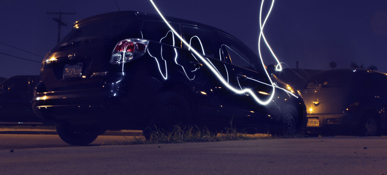 Canon EOS 550D (EOS Rebel T2i / EOS Kiss X4) sample photo. Cars, light, painting, matrix photography