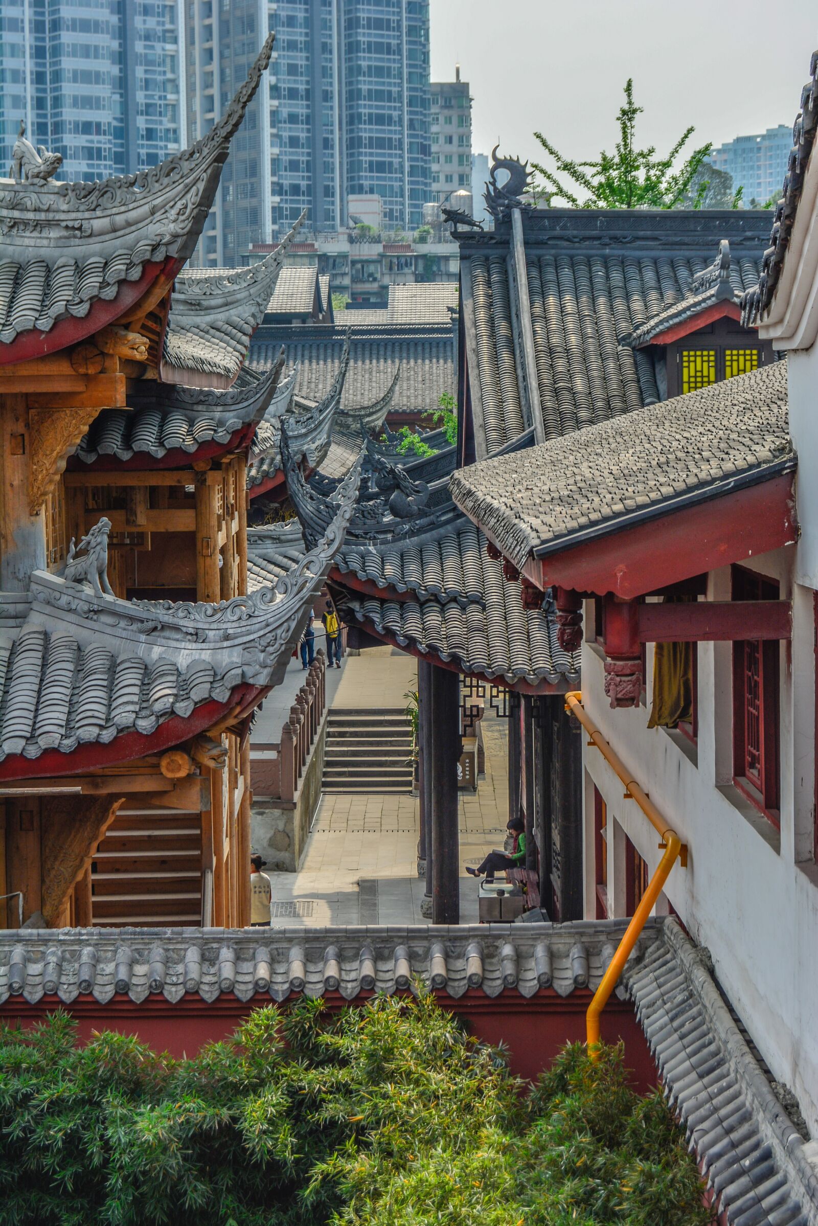 Nikon D5200 sample photo. Chengdu, ancient architecture, temple photography