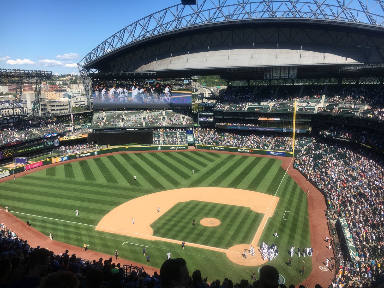 Apple iPhone 6s sample photo. Summer in seattle, baseball photography