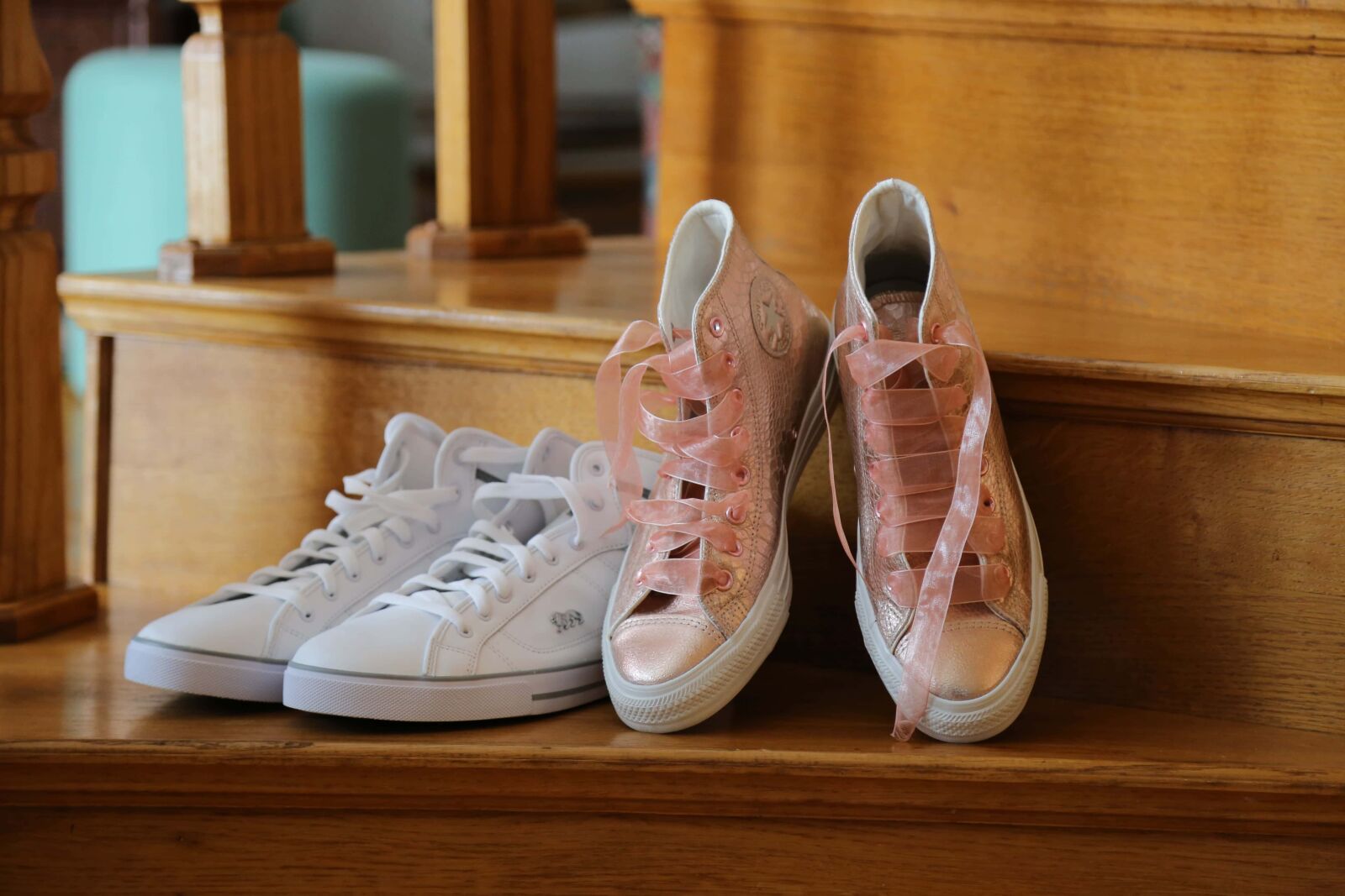 Canon EF 24-105mm F4L IS USM sample photo. Staircase, footwear, sneakers, comfortable photography