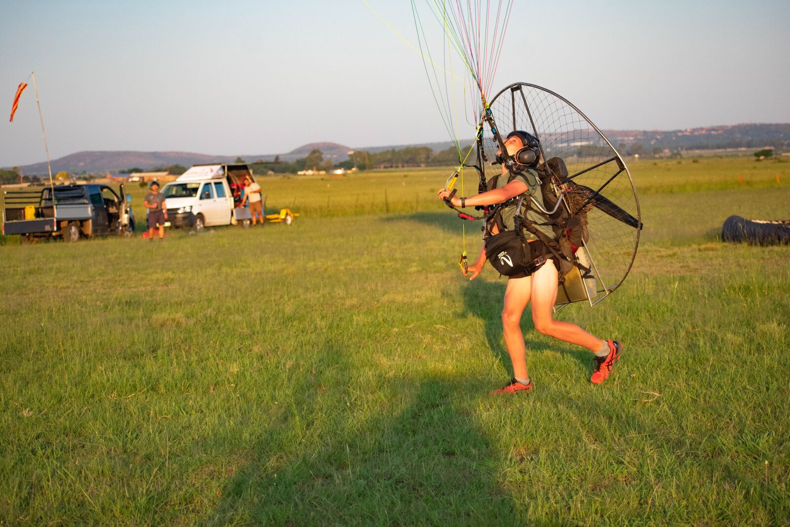 Nikon D3400 sample photo. Paramotor, flight, paragliding photography