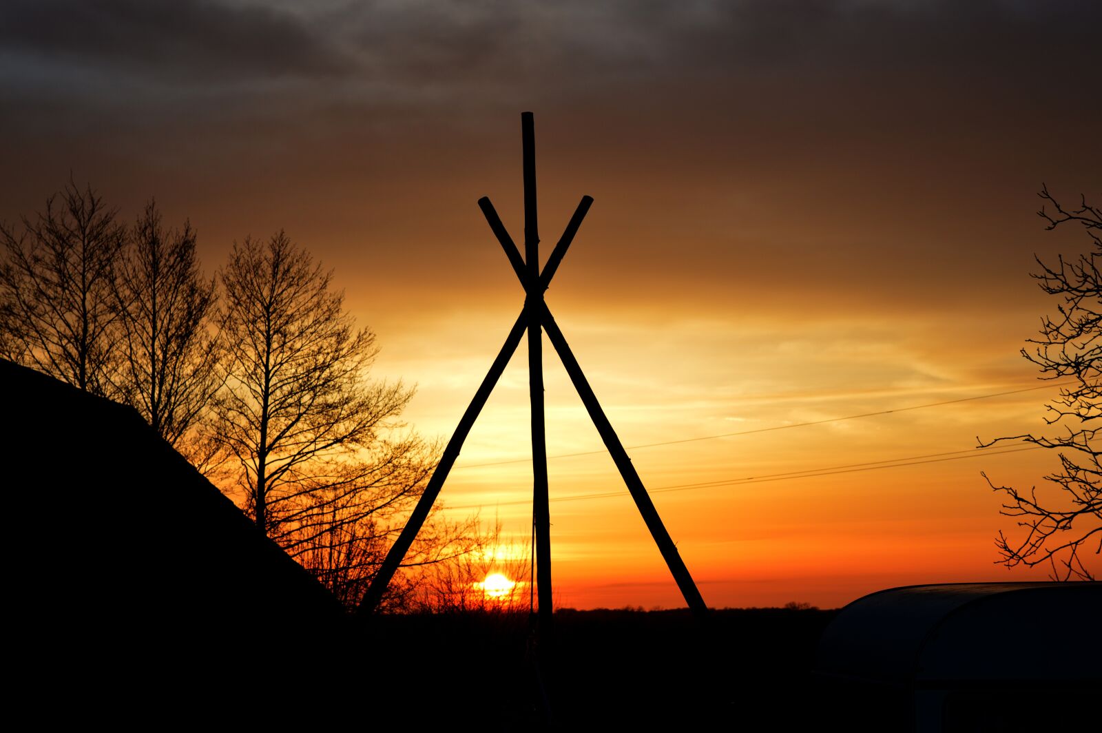 Nikon D3200 sample photo. Tipi, indian, village photography