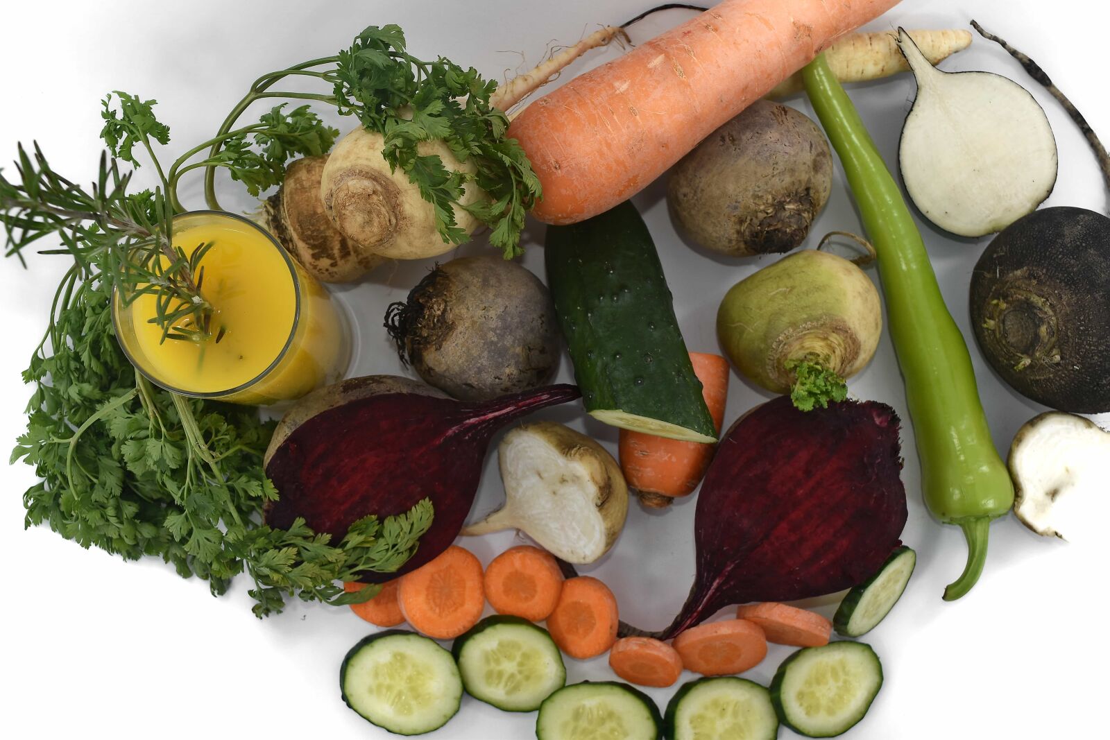 Nikon D5500 sample photo. Carrot, celery, cucumber, lunch photography