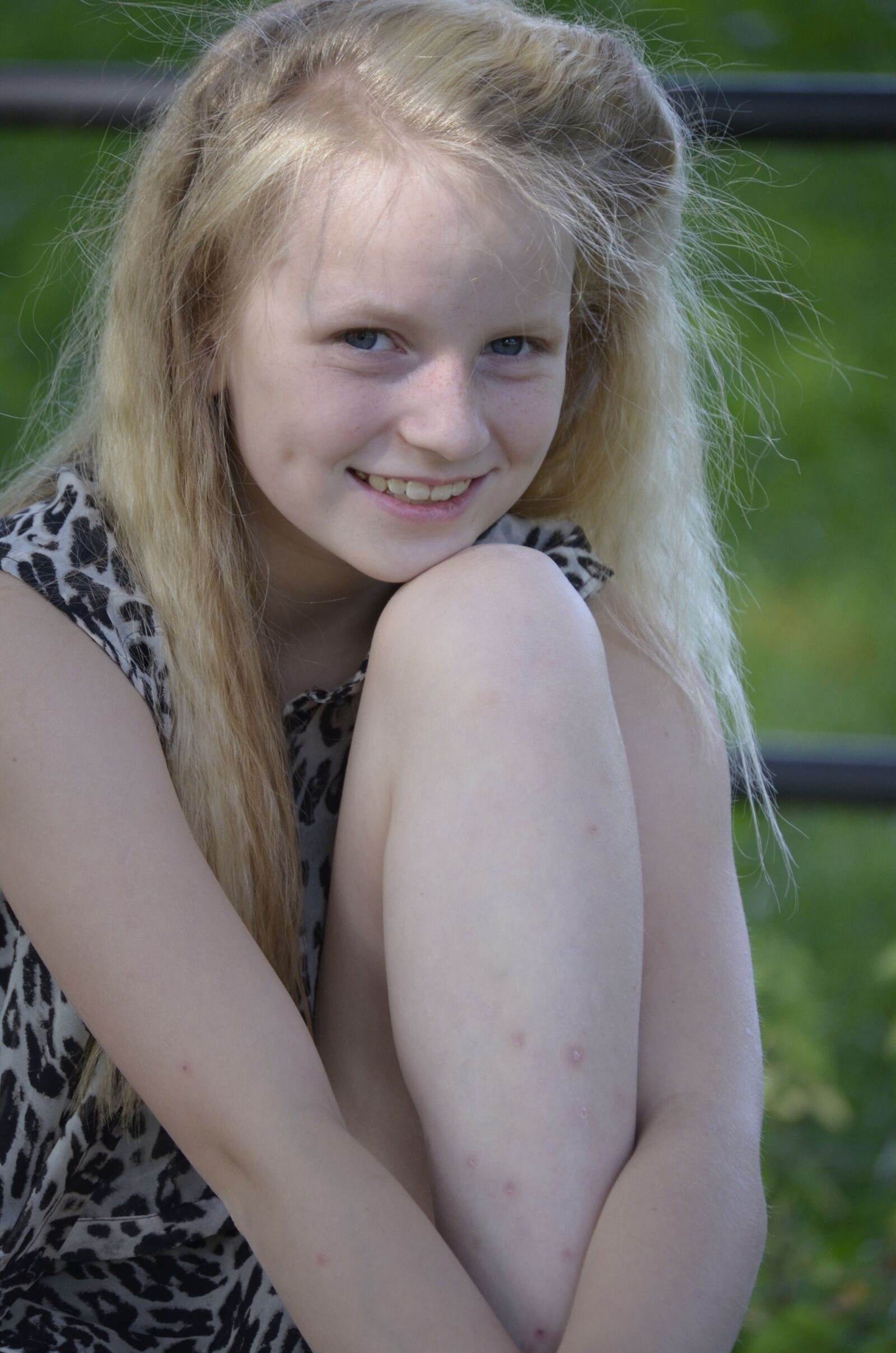 Nikon D5100 sample photo. Blond, girl, lighting photography