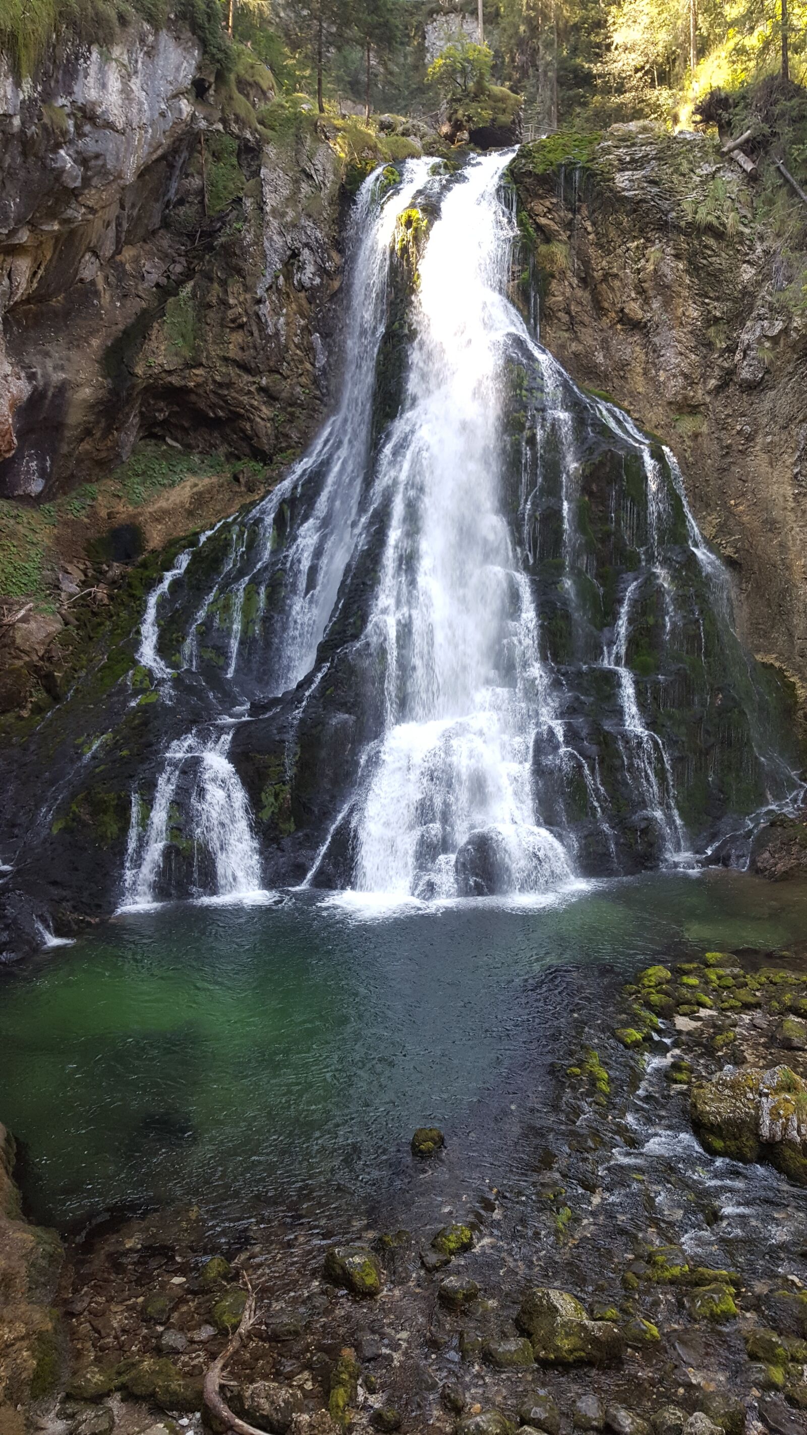 Samsung Galaxy S6 sample photo. Waterfall, hiking, rest photography