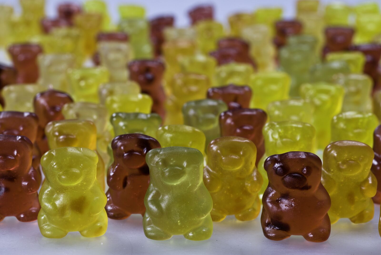 Nikon D200 sample photo. Gummibärchen, macro, food photography