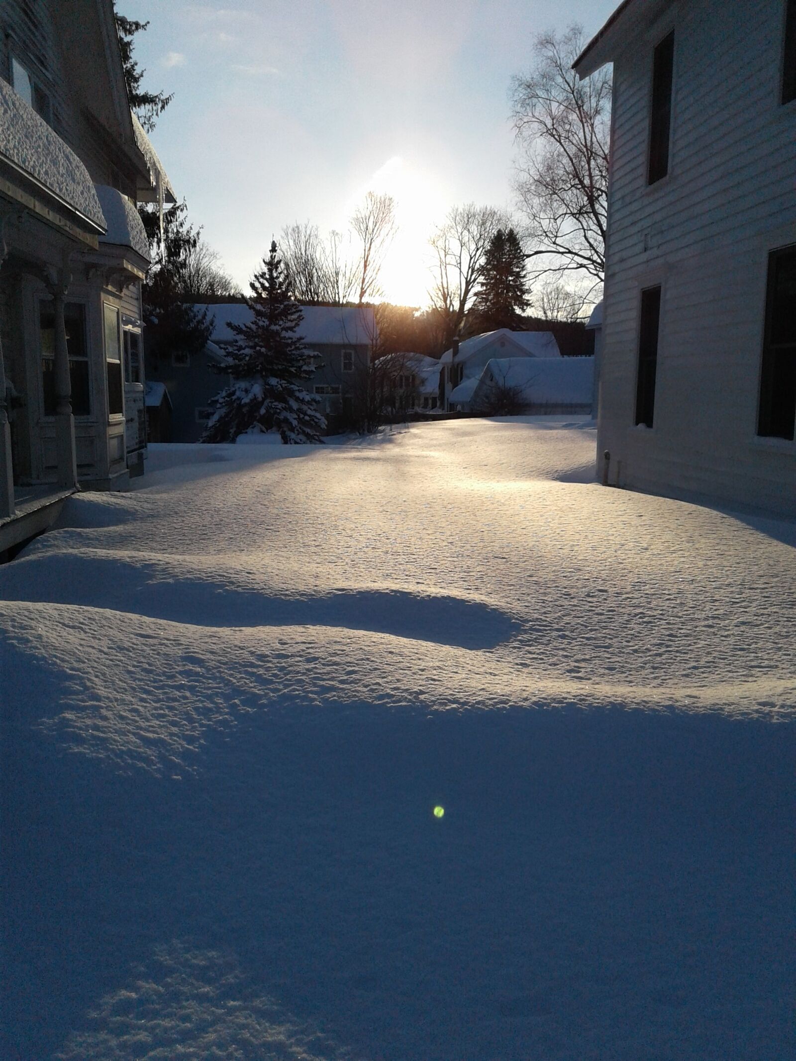 Samsung Galaxy On5 sample photo. Snow, cover, sunrise photography