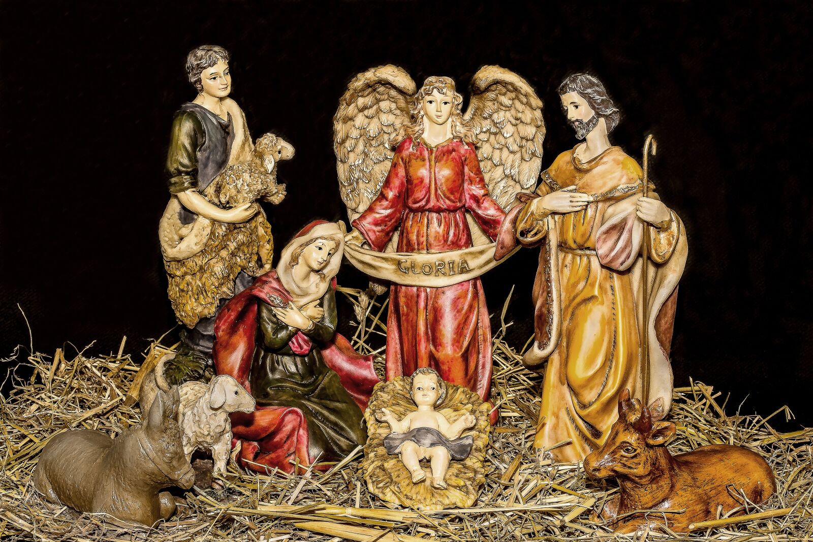 Canon EOS 650D (EOS Rebel T4i / EOS Kiss X6i) sample photo. Christmas crib figures, jesus photography