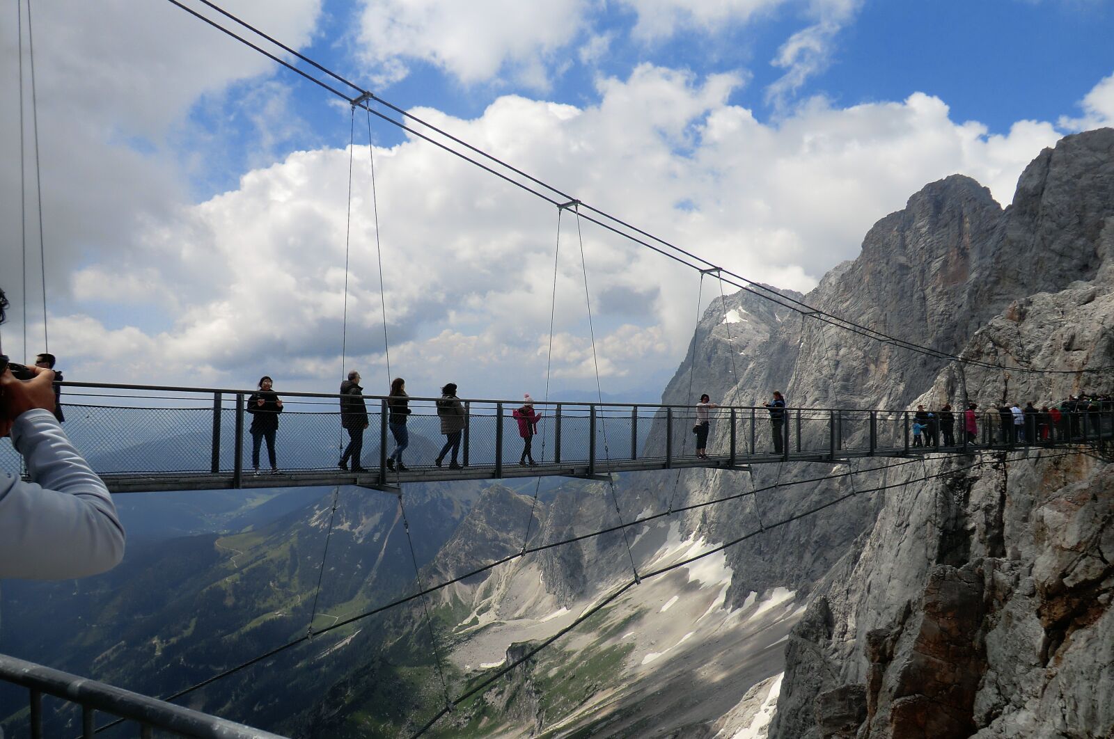 CASIO EX-H5 sample photo. Dachstein-h ngebr cke, treppe-ins-nichts photography