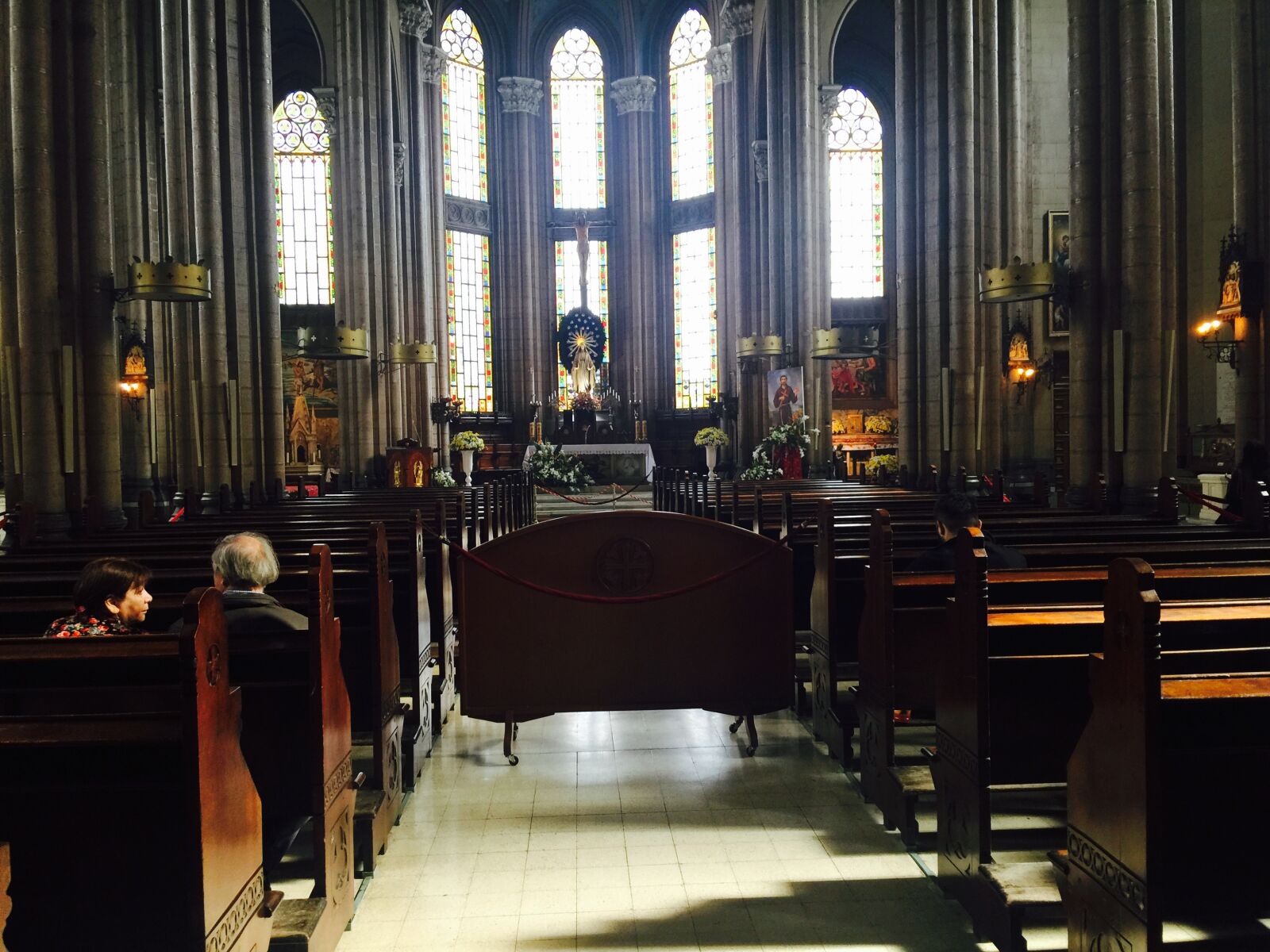 iPhone 6 Plus back camera 4.15mm f/2.2 sample photo. Church, jesus, light photography
