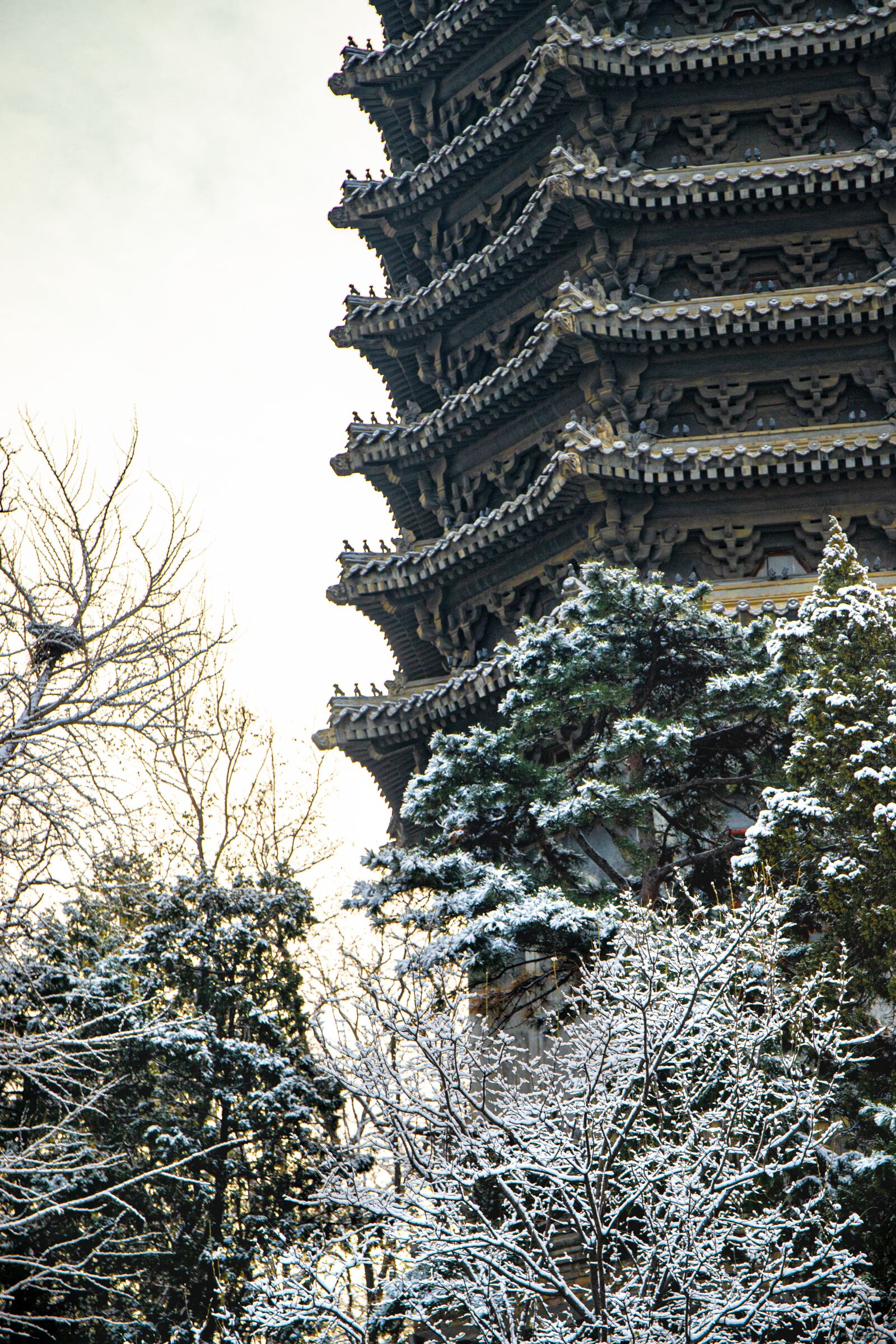 Canon EF 24-70mm F4L IS USM sample photo. Snow, tower, church photography