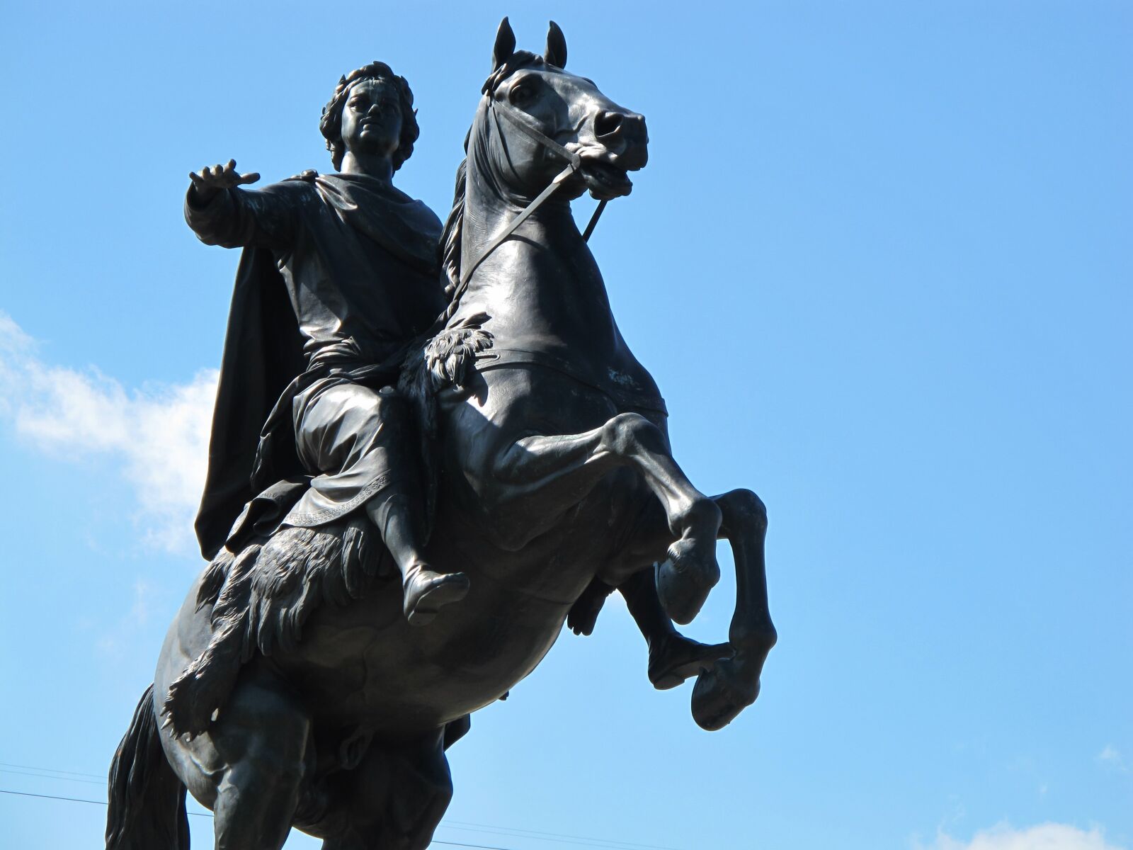 Canon PowerShot G11 sample photo. Russia, statue, bronze horseman photography