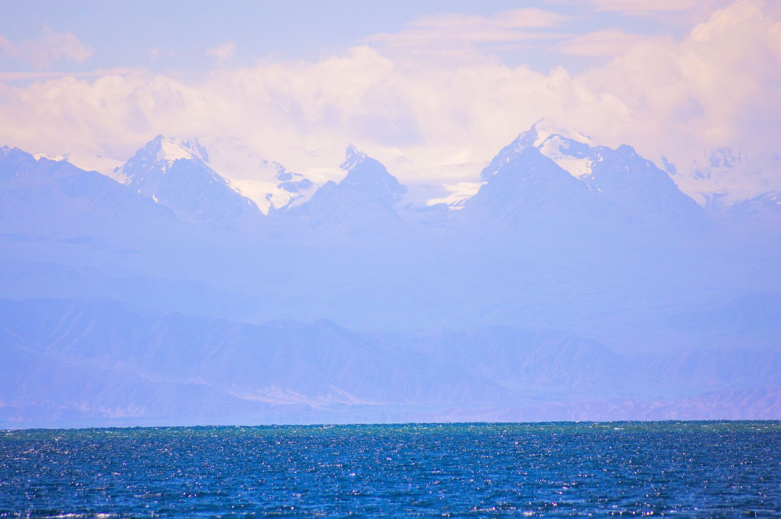 Nikon D3200 sample photo. Lake, landscape, clouds photography