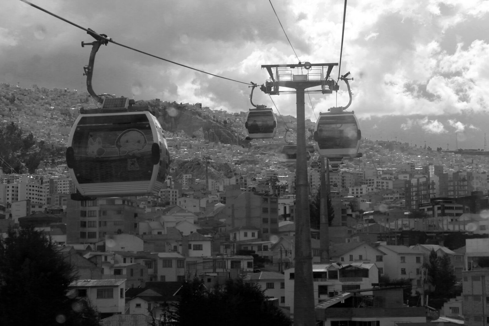 Canon EOS 1300D (EOS Rebel T6 / EOS Kiss X80) sample photo. Bolivia, cableway, city photography