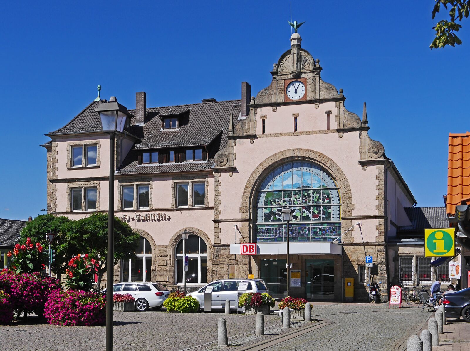 Panasonic Lumix DMC-GH3 sample photo. Railway station, bad harzburg photography