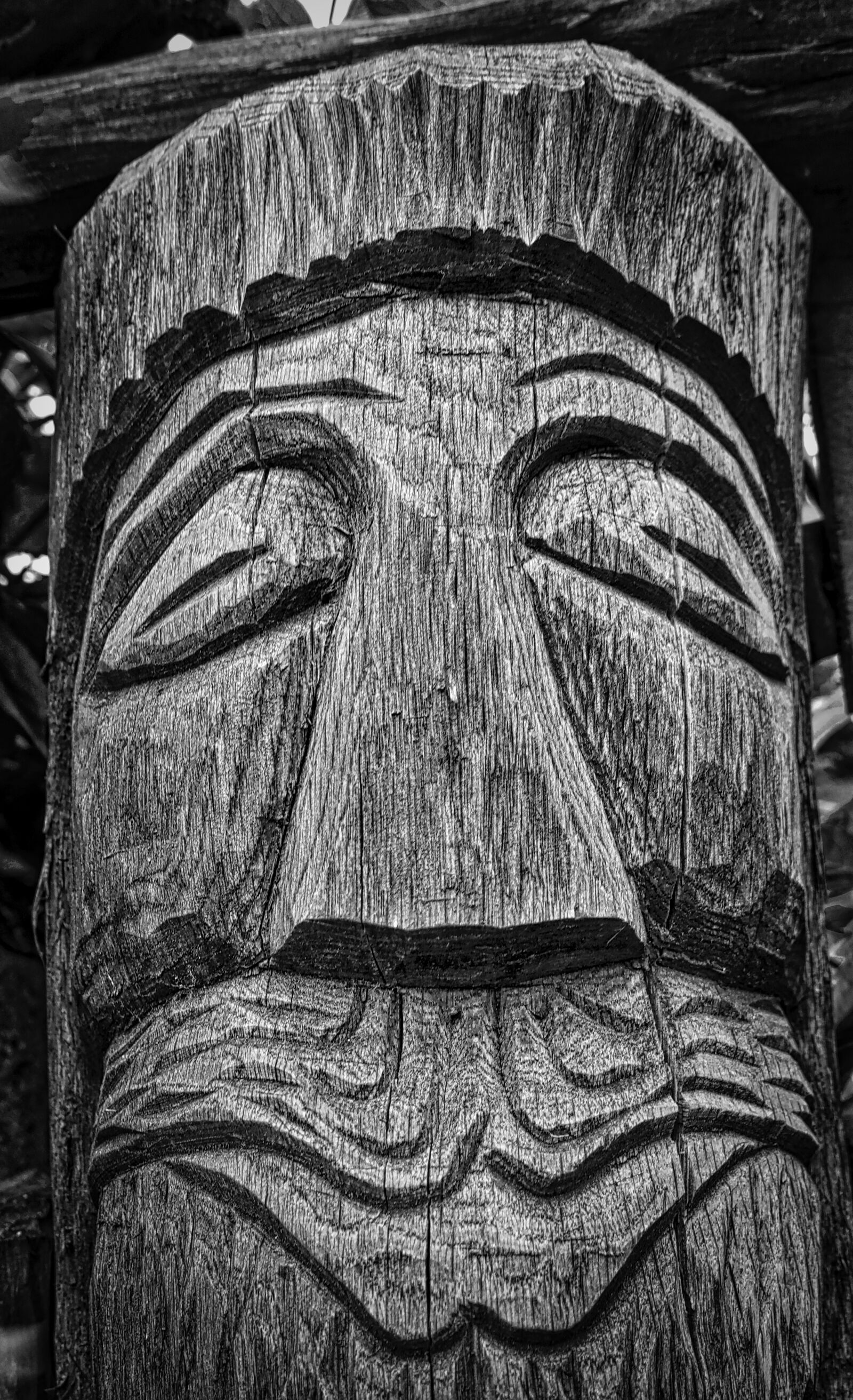 Sony Cyber-shot DSC-RX100 III sample photo. Totem, wood, face photography