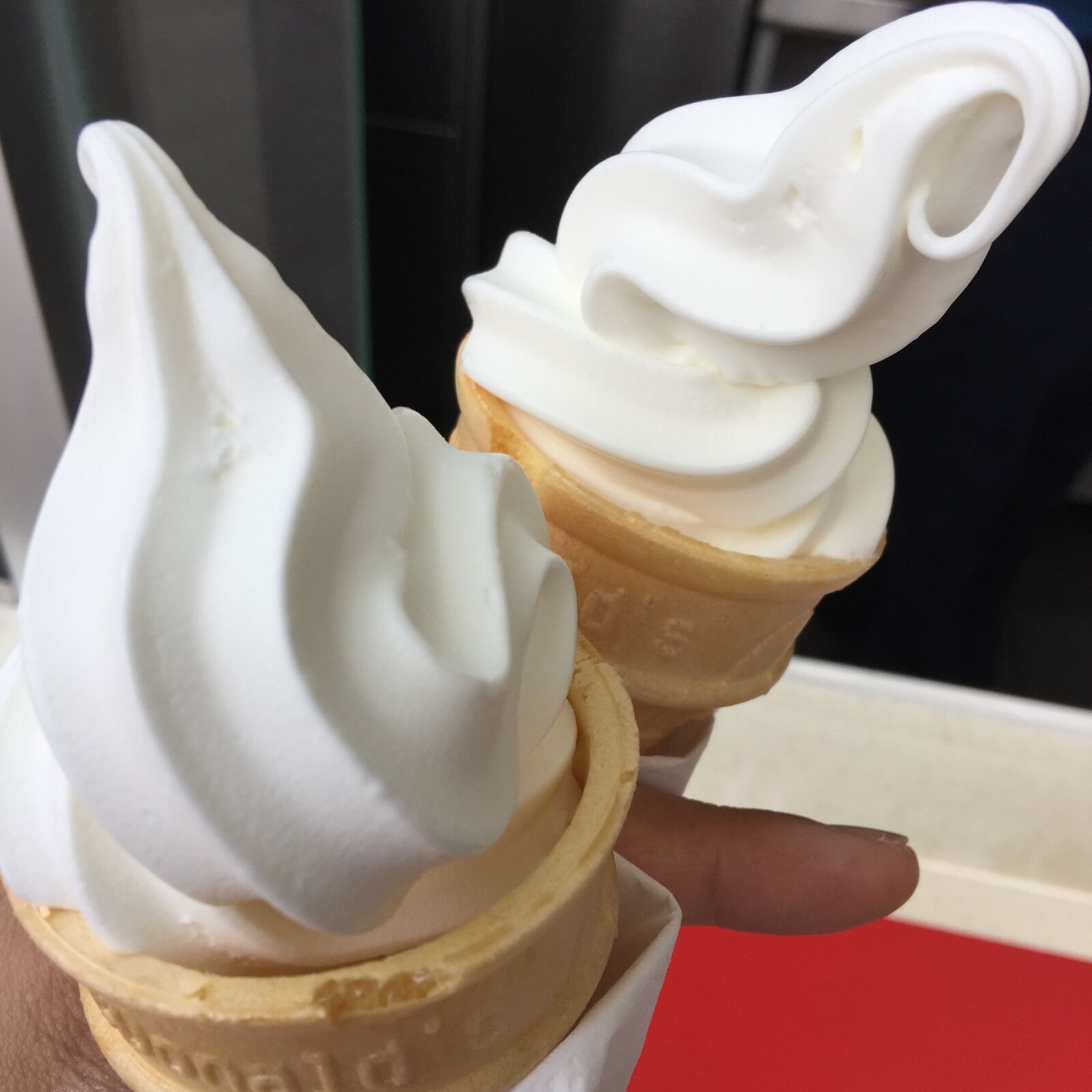 iPhone 6 Plus back camera 4.15mm f/2.2 sample photo. Ice cream, cones, whipped photography