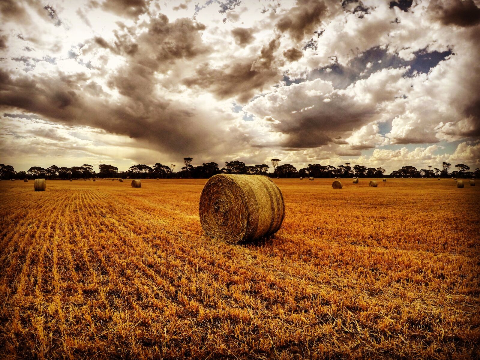 GoPro HERO4 Silver sample photo. Farm, haystack, nature photography