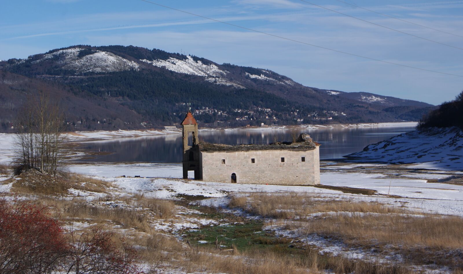 Sony Alpha DSLR-A230 sample photo. Mavrovo, macedonia, lake photography