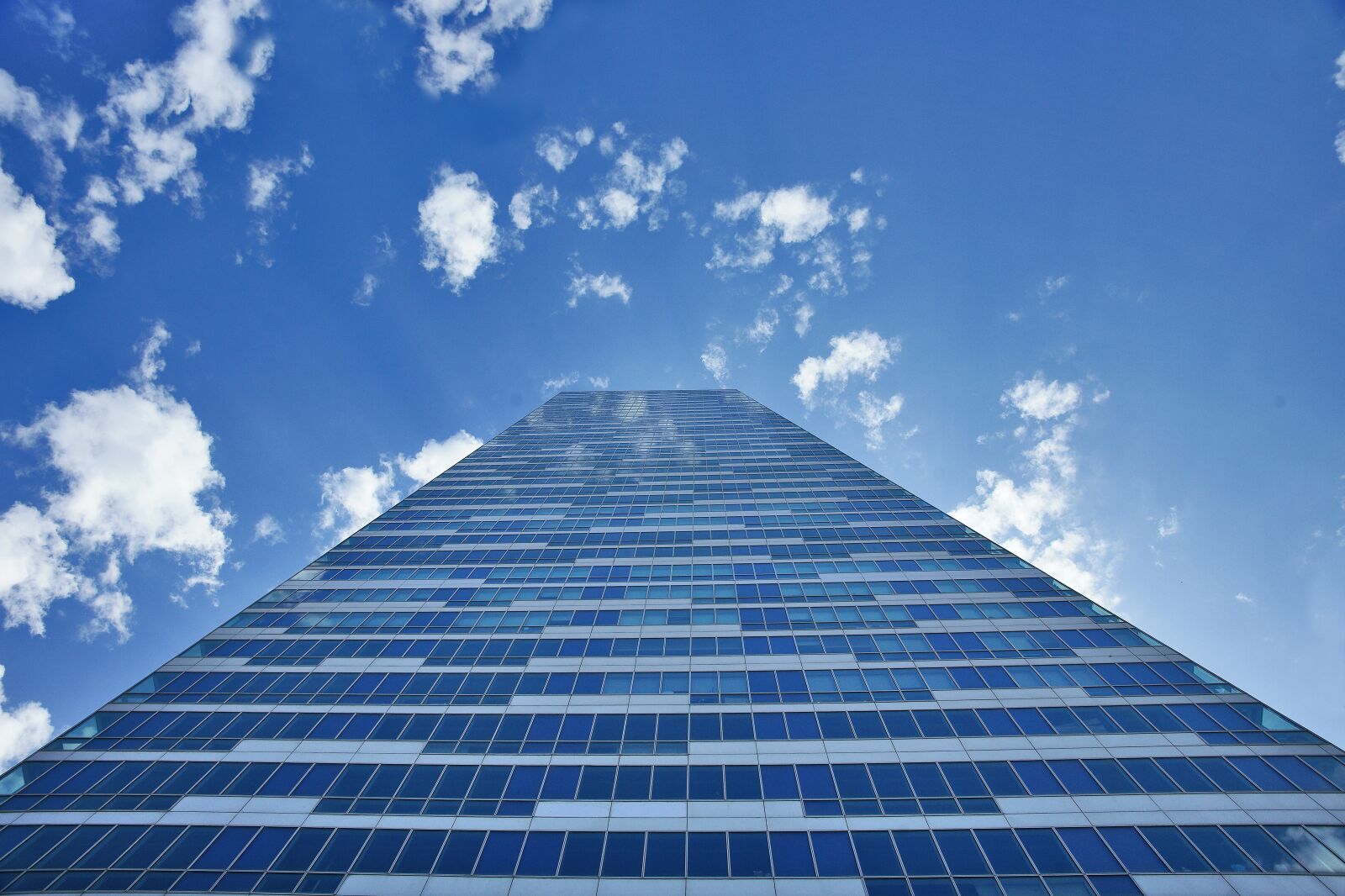 Sony Alpha DSLR-A850 sample photo. Glass, building, blue photography